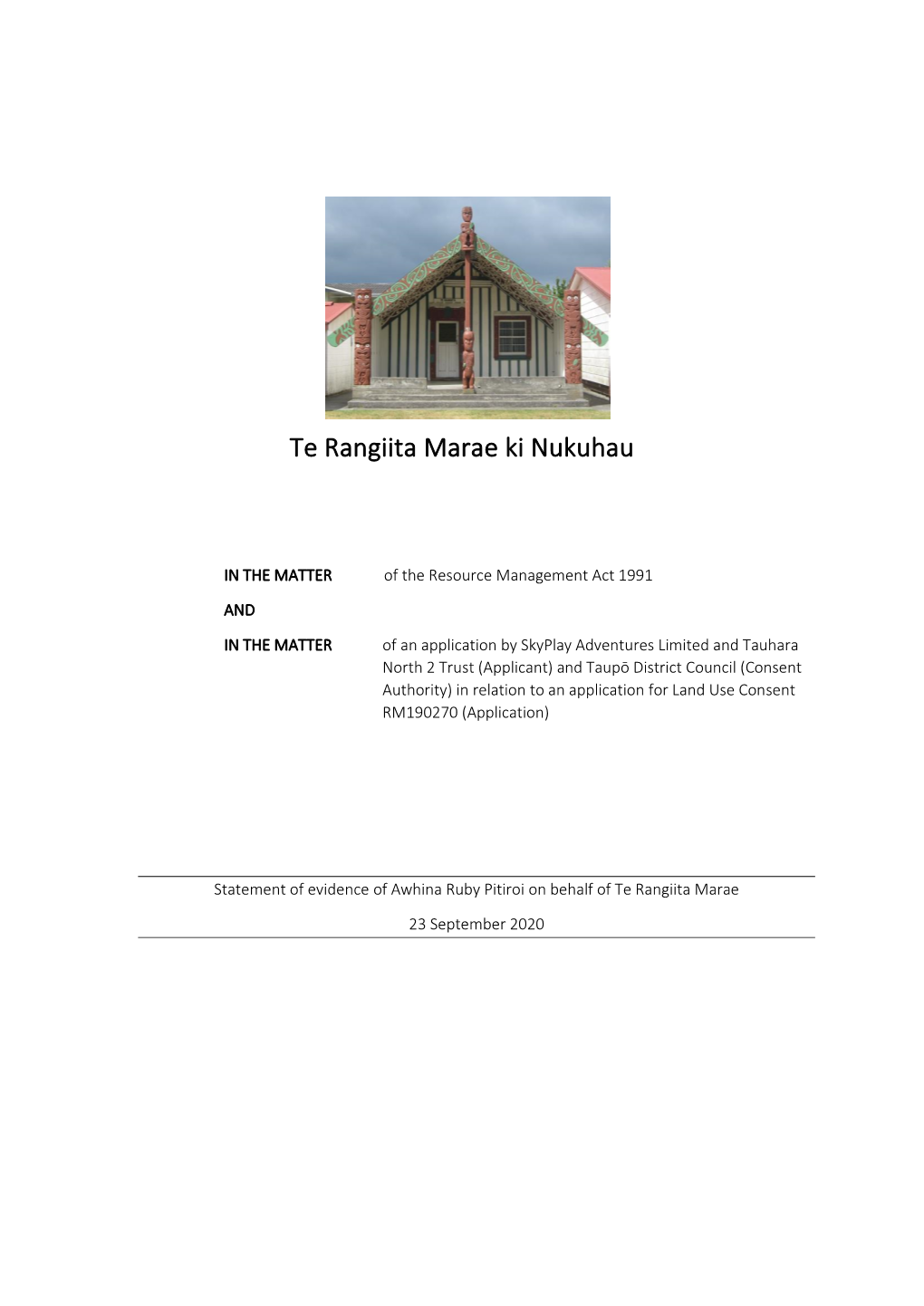 Te Rangiita Marae Ki Nukuhau