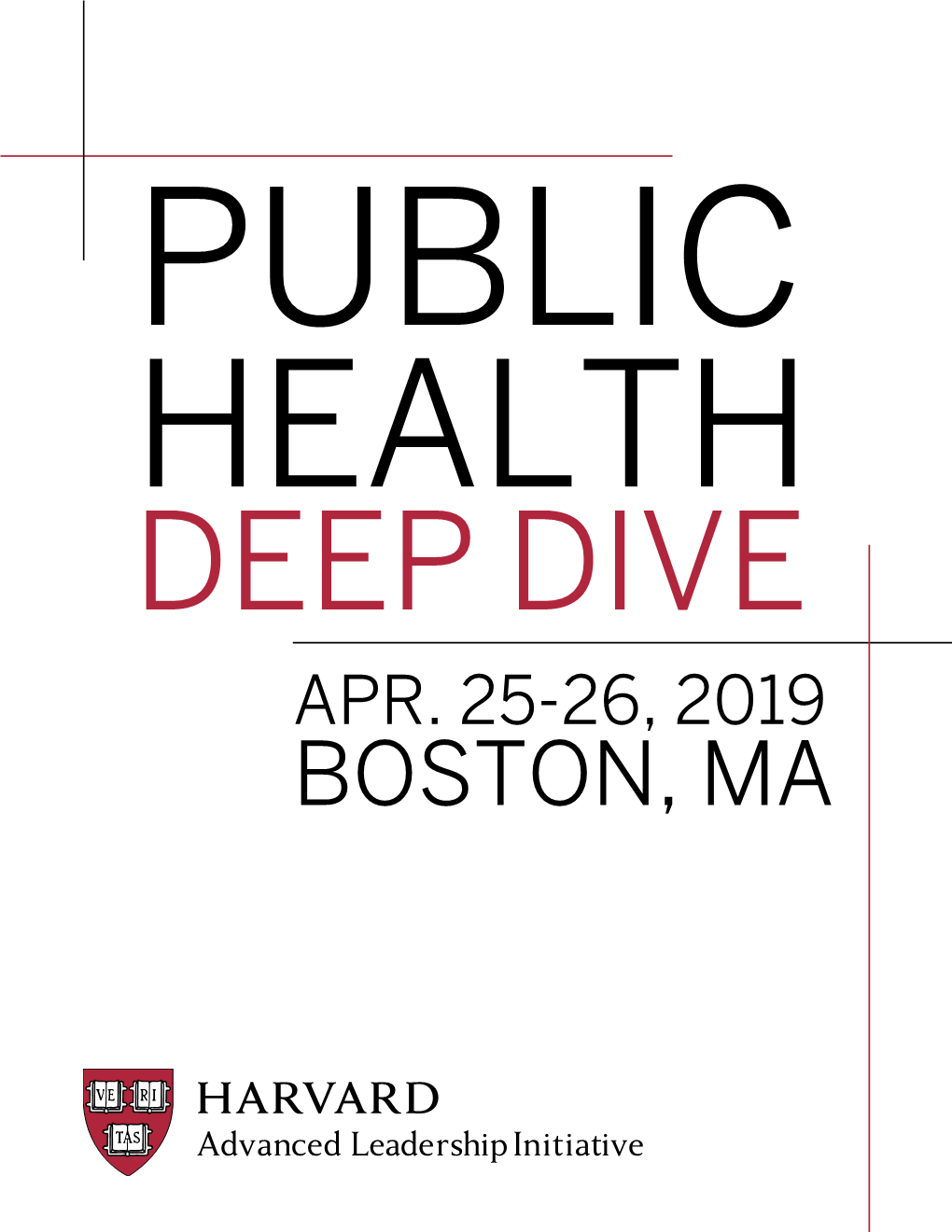 2019 Public Health Deep Dive Co-Chairs