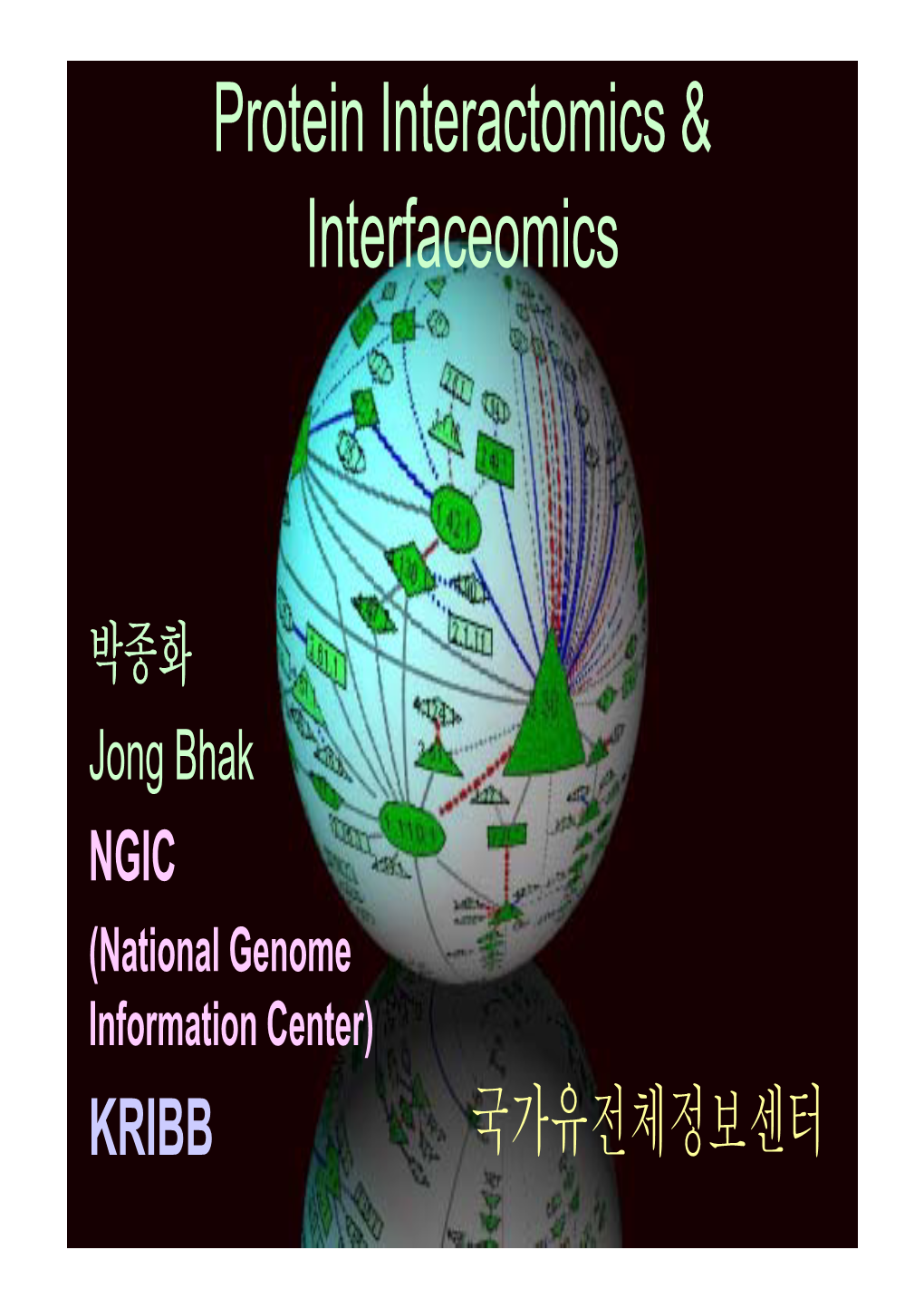 Protein Interactomics & Interfaceomics
