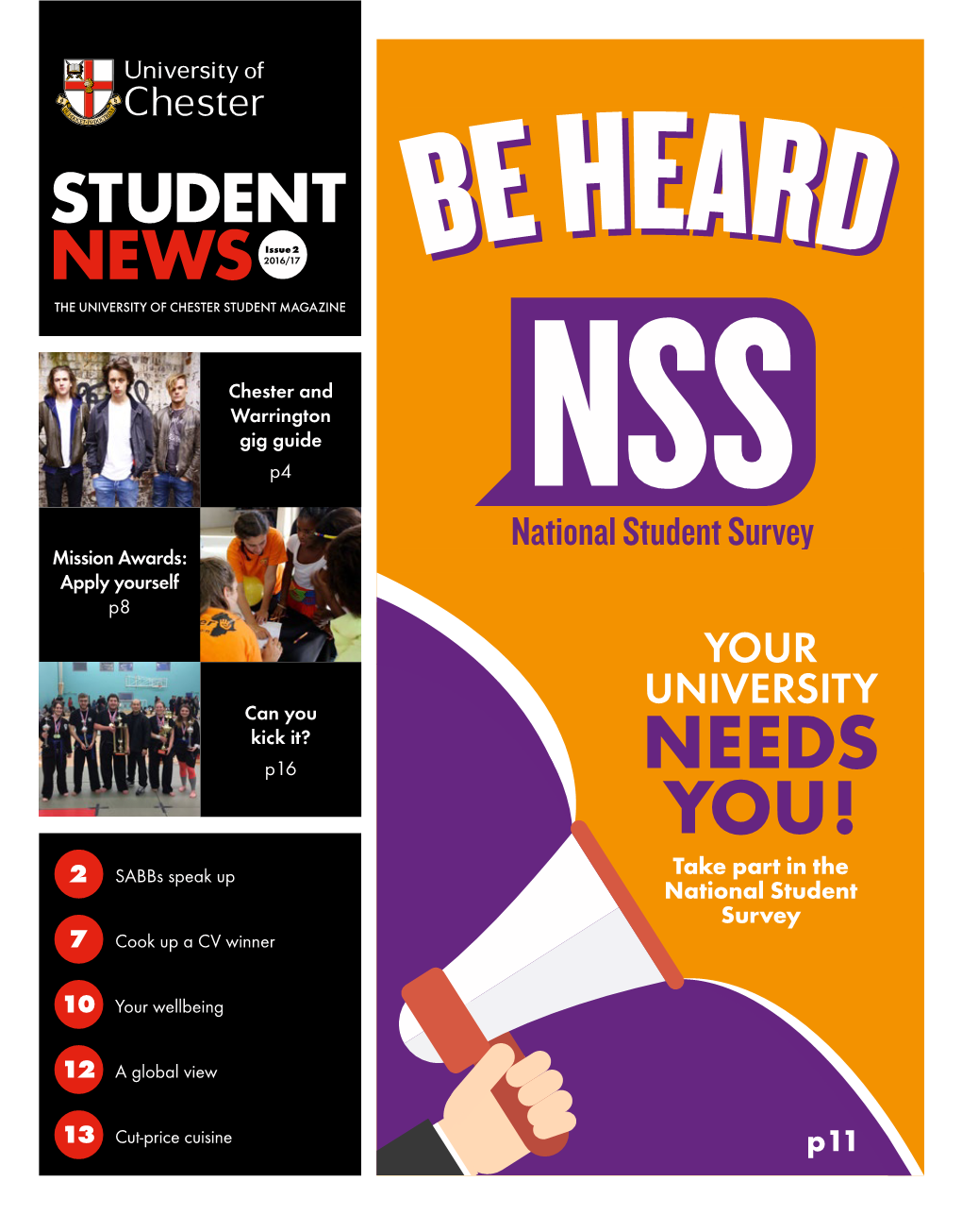 NEEDS YOU! Take Part in the National Student Survey STUDENT