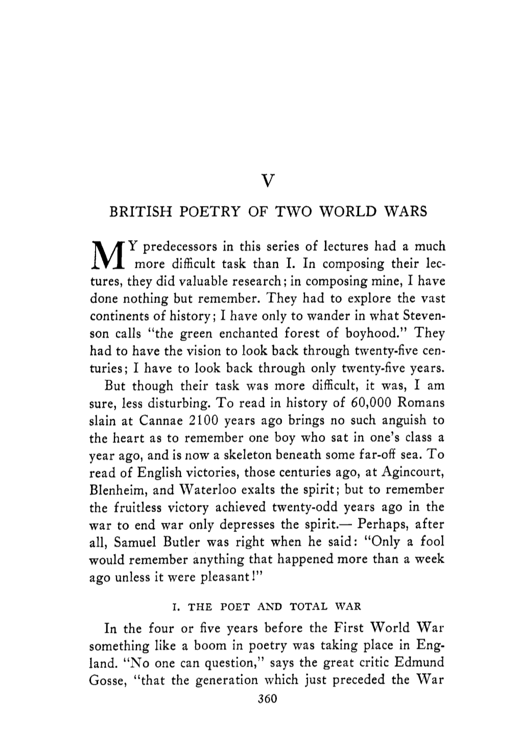 British Poetry of Two World Wars