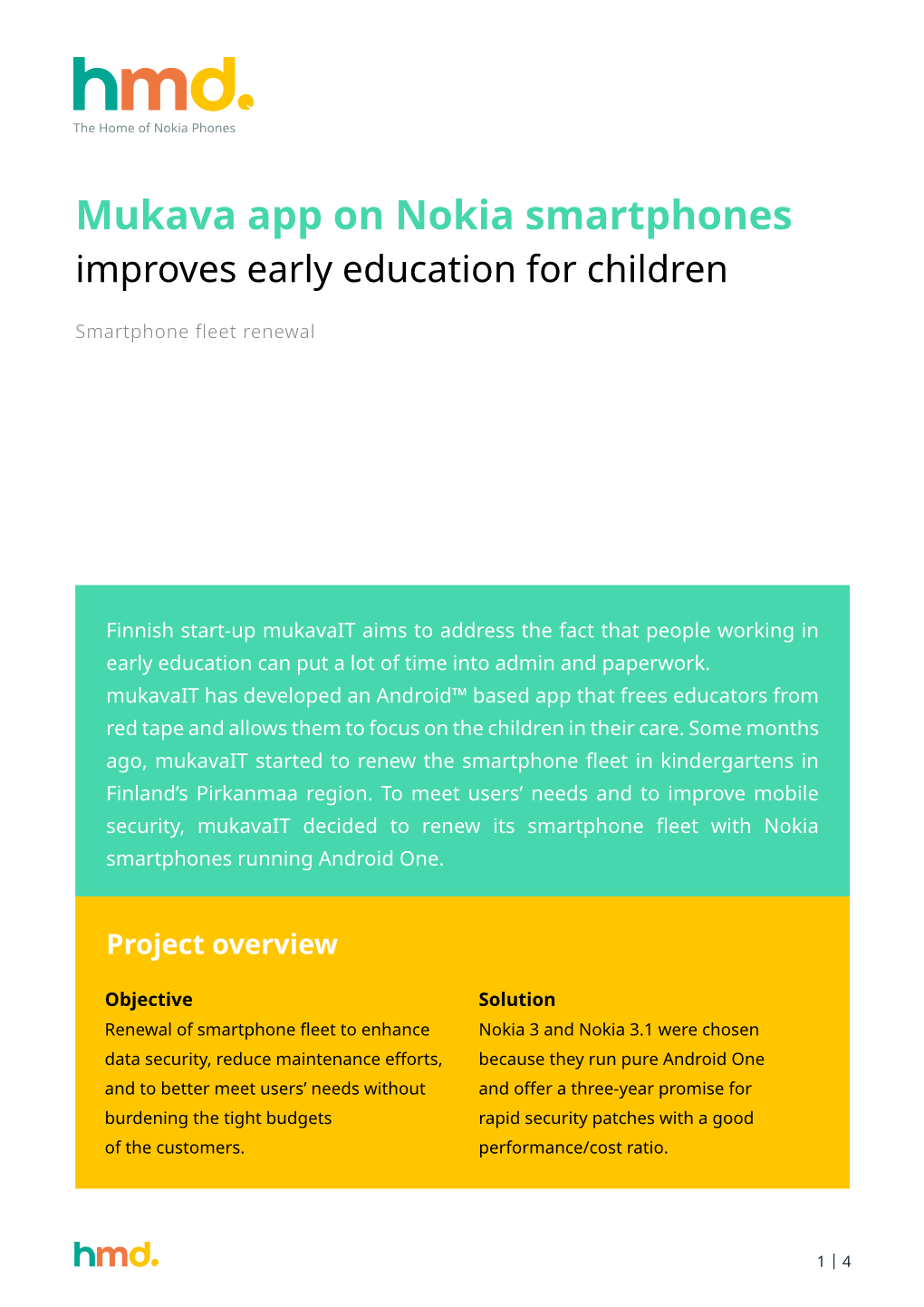 Mukava App on Nokia Smartphones Improves Early Education for Children