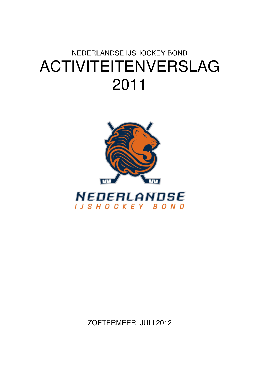 Activiteitenverslag 2011