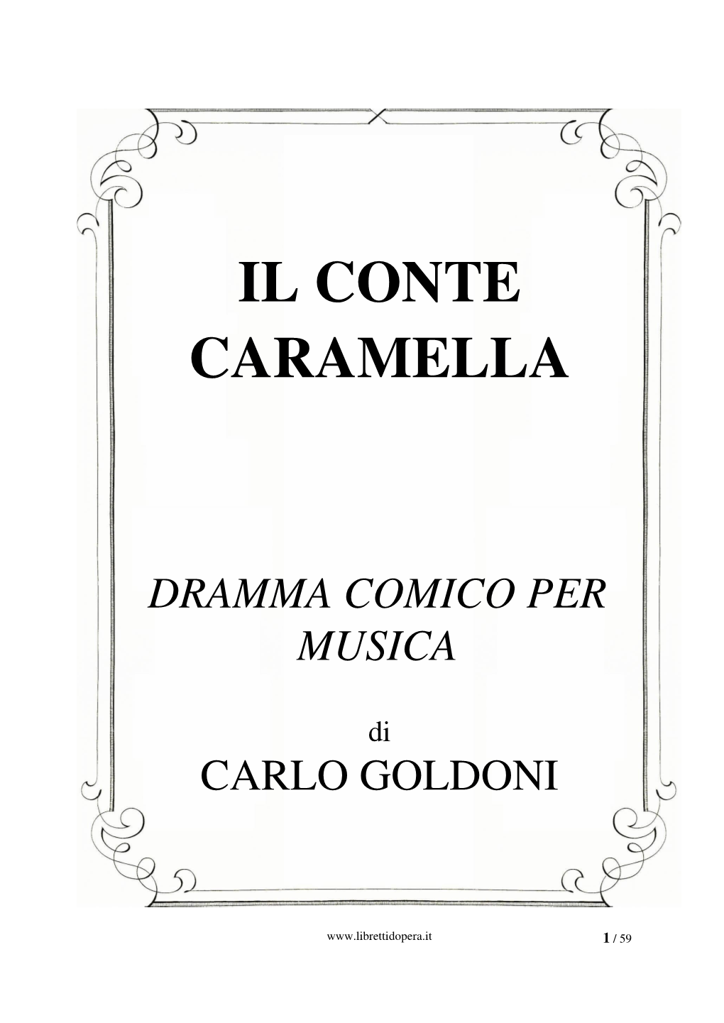 Il Conte Caramella