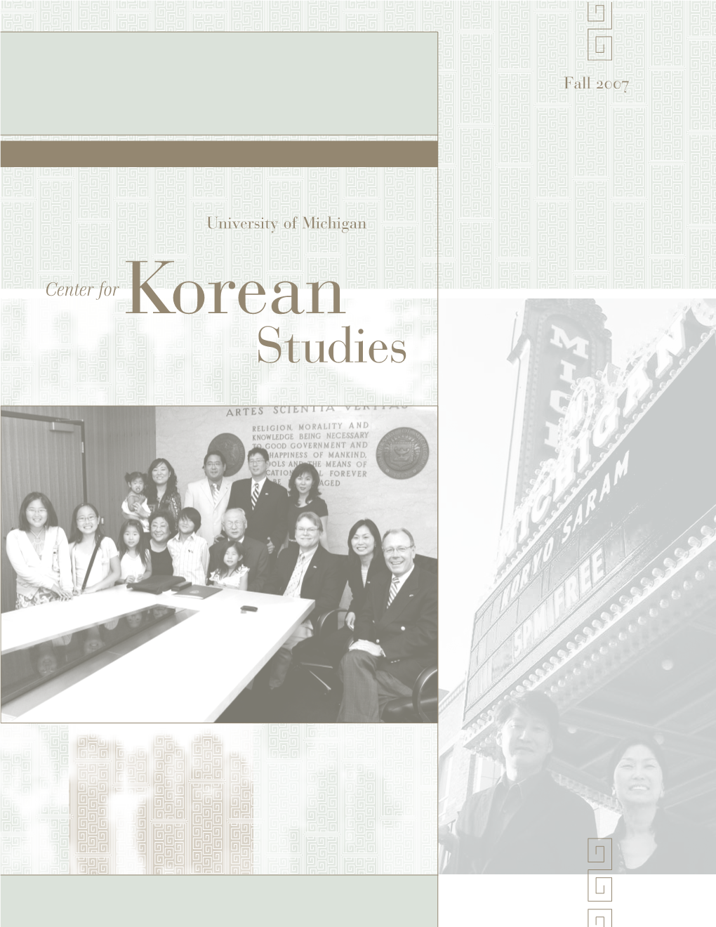 Korean Studies Director’S Note Y