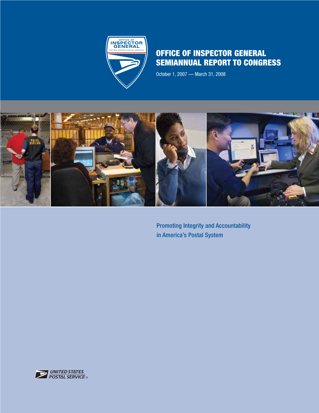Views, and Investigations Relating to Postal Service Programs and Operations To