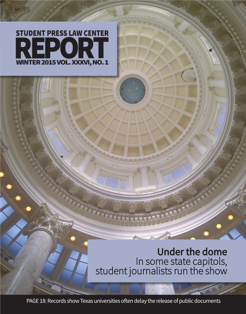 Under the Dome in Some State Capitols, Student Journalists Run the Show