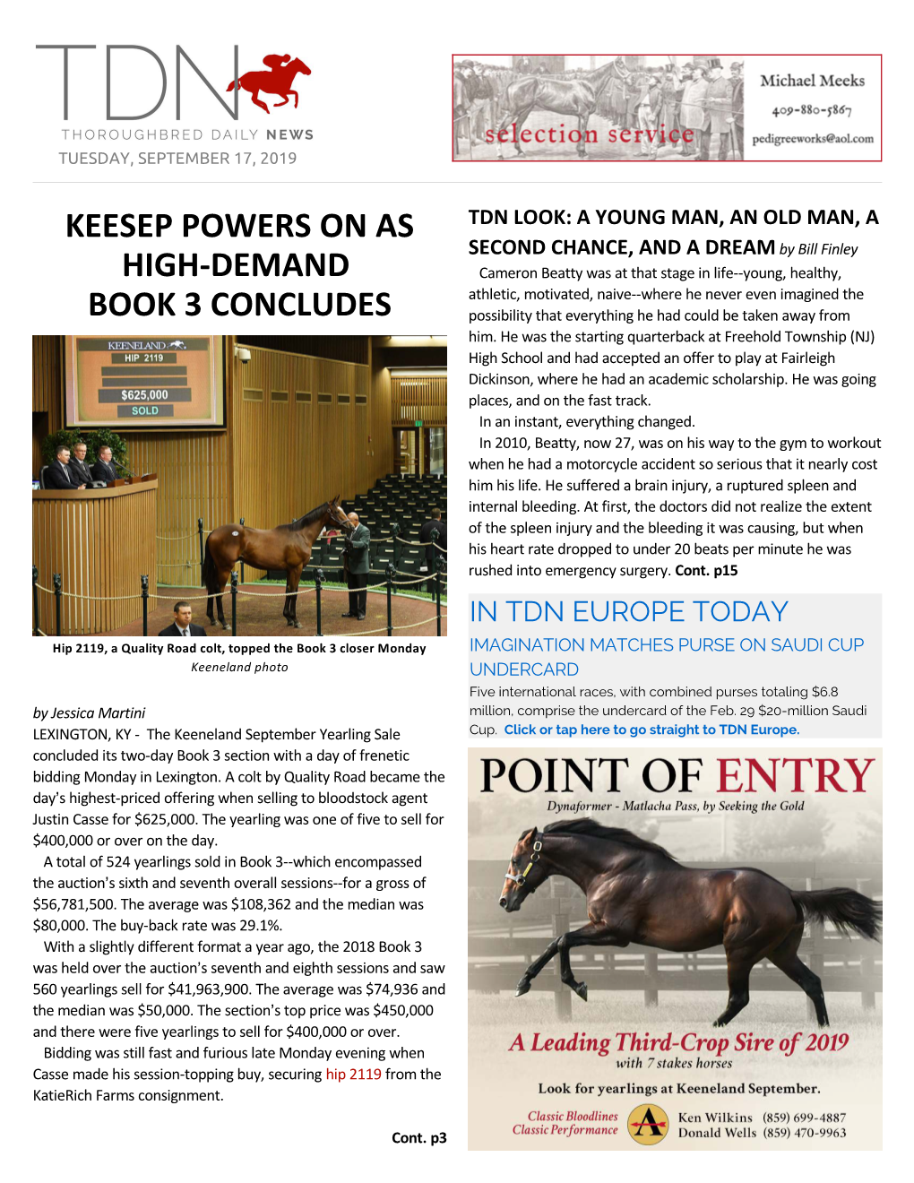 Keesep Powers on As High-Demand Book 3