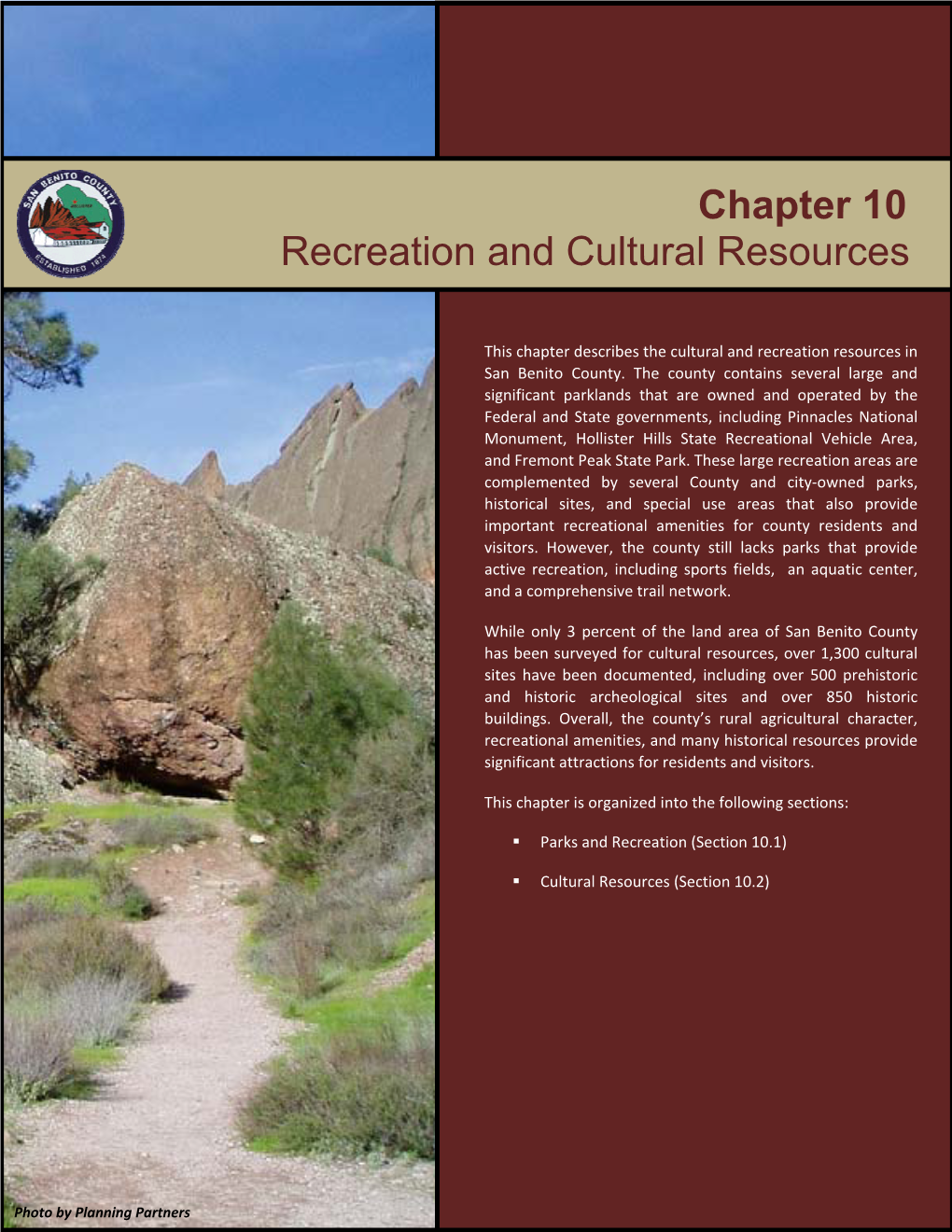 Chapter 10 Recreation and Cultural Resources