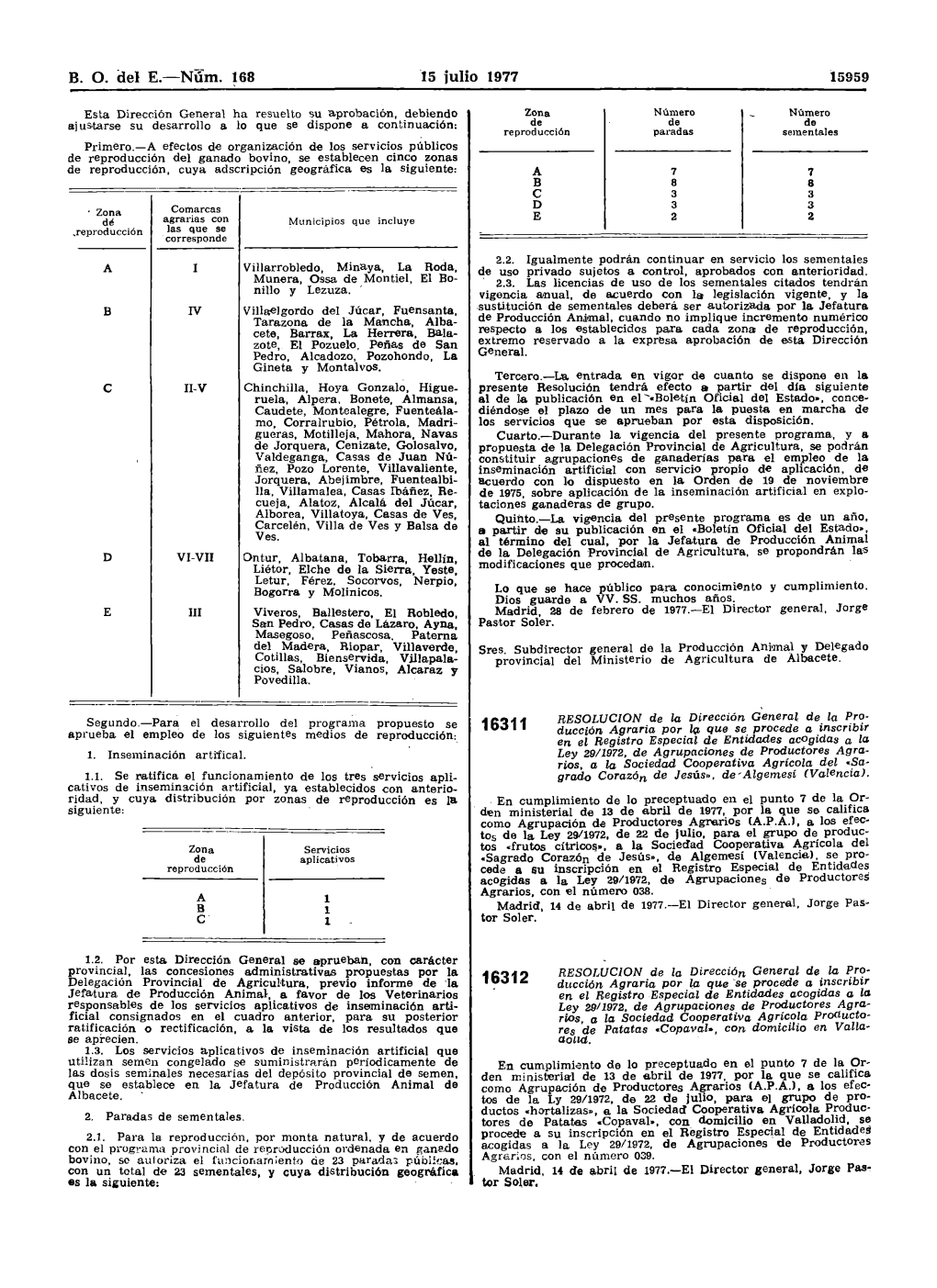 B. O. Del E.—Núm. 168______15 Julio 1977______15959