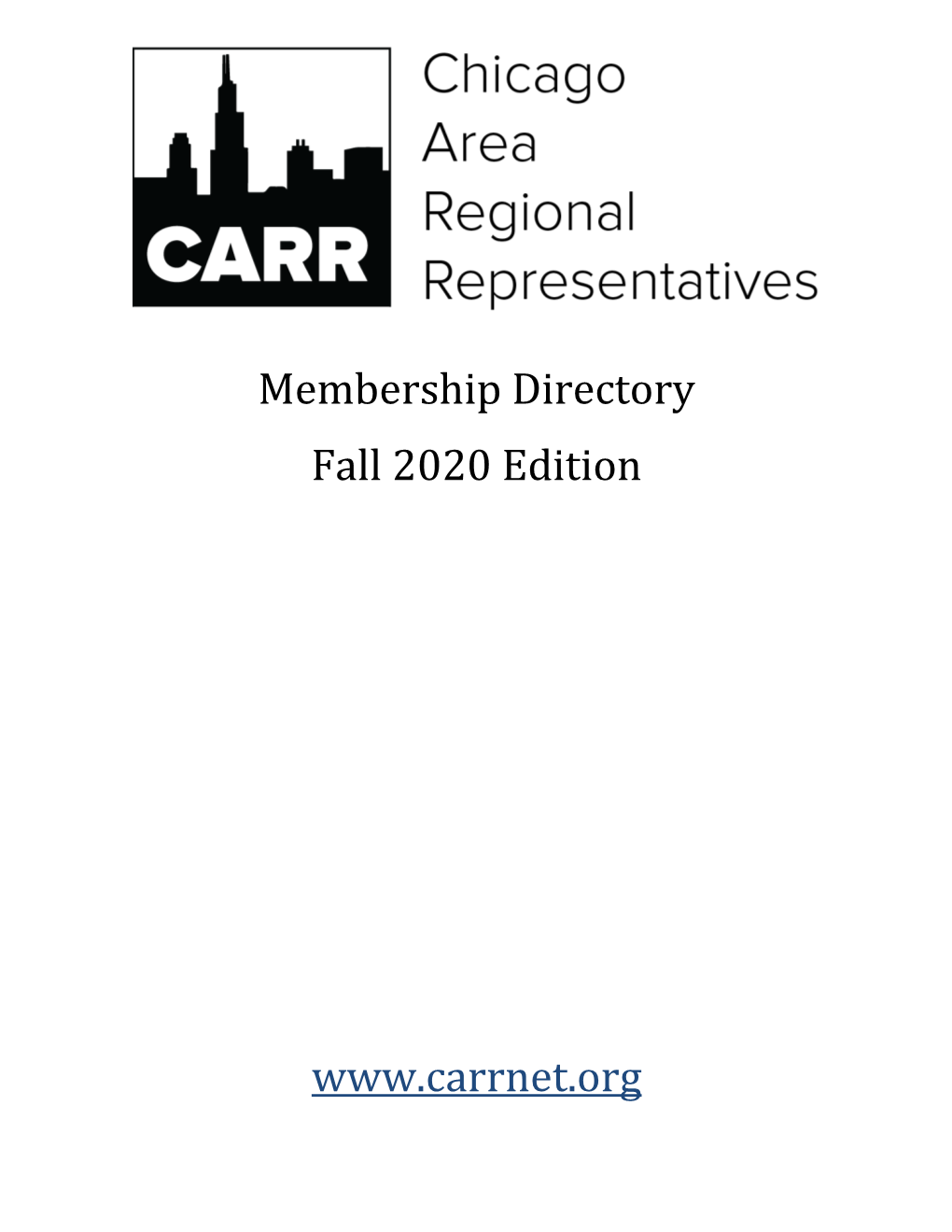 Membership Directory Fall 2020 Edition