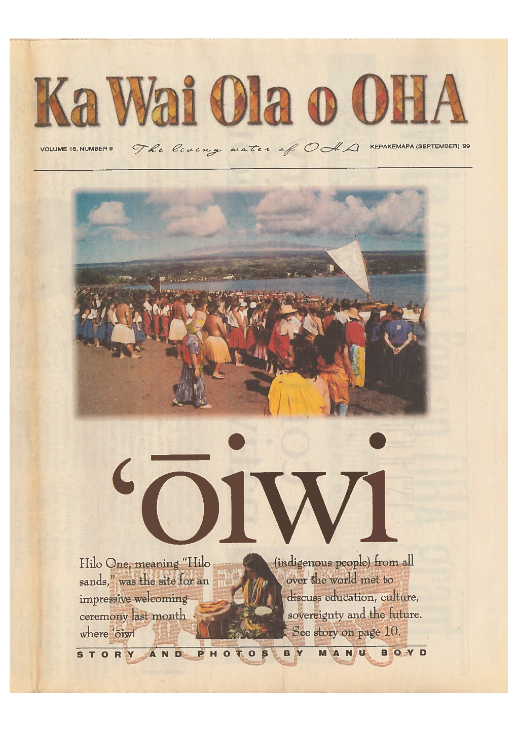 Ka Wai Ola O OHA, Office of Hawaiian Affairs BULKRATE 711Kapi'olaniblvd.Tsuite 500 U.S
