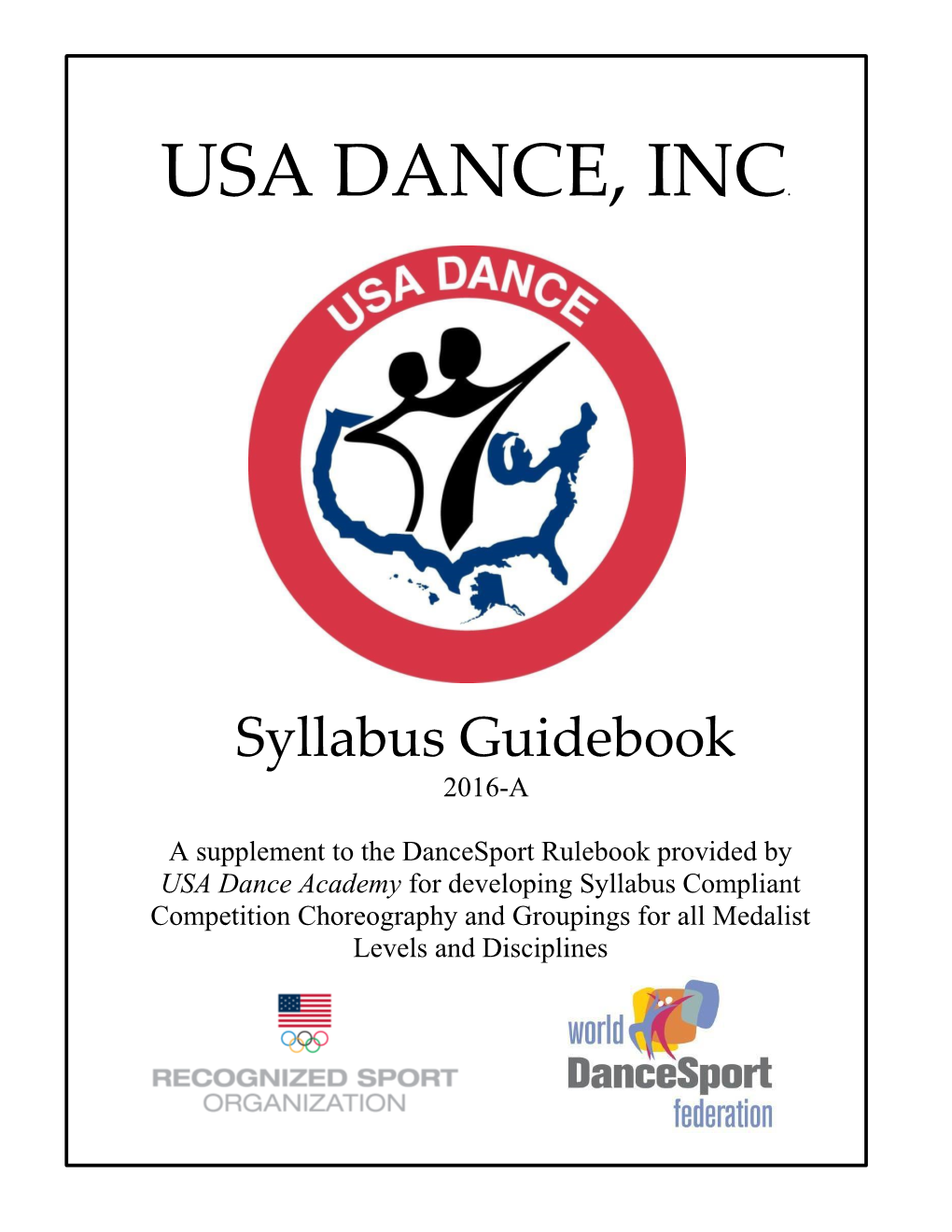 USA Dance Syllabus Guidebook