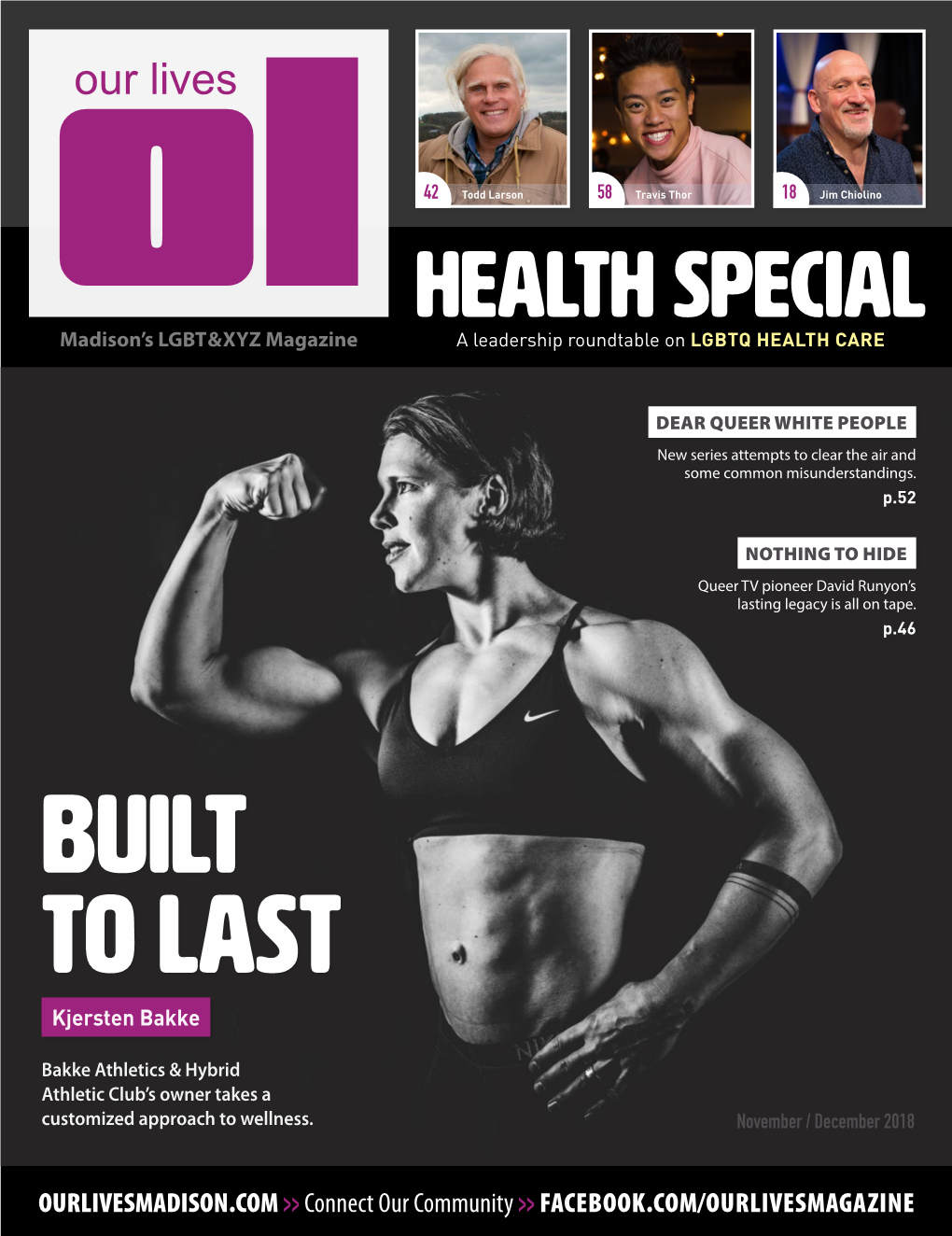 Health Special Madison’S LGBT&XYZ Magazine a Leadership Roundtable on LGBTQ HEALTH CARE