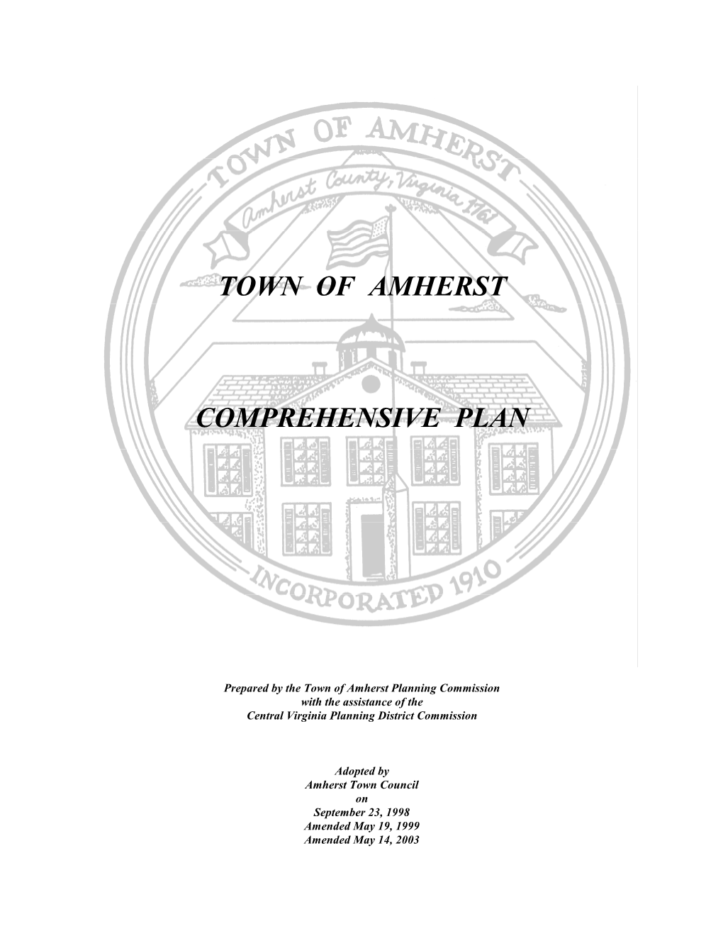 Town of Amherst Comprehensive Plan