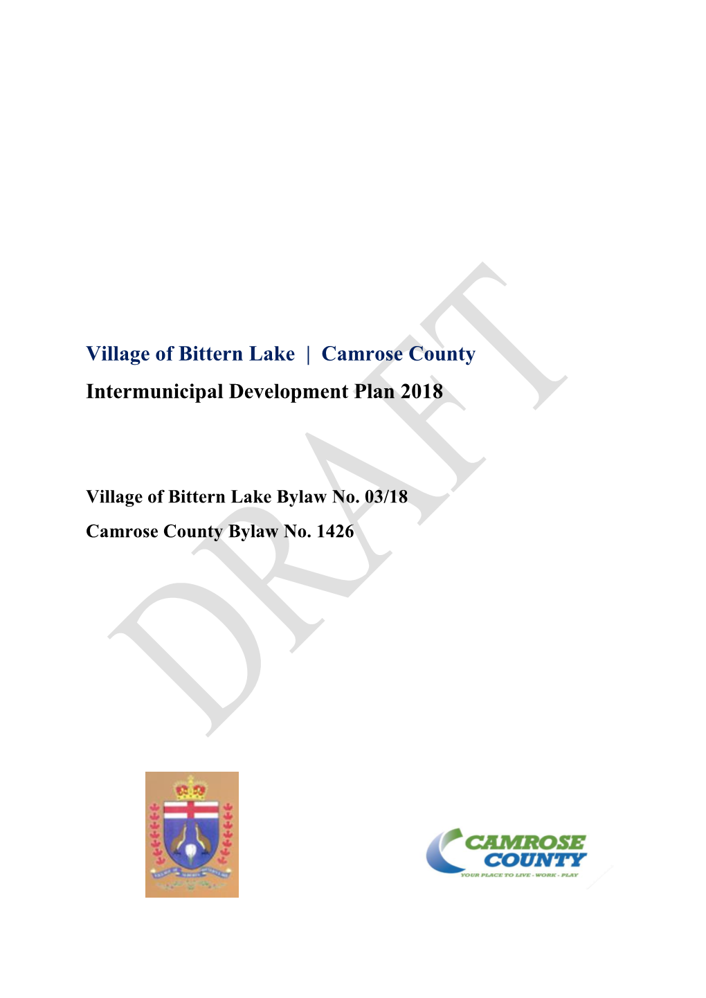 Village of Bittern Lake | Camrose County Intermunicipal Development Plan 2018