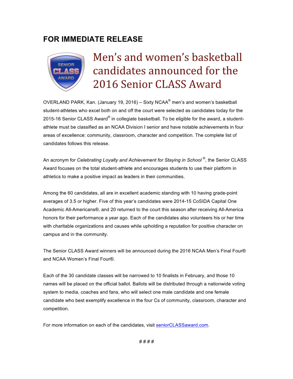 MWBKB15-16 Candidate Release