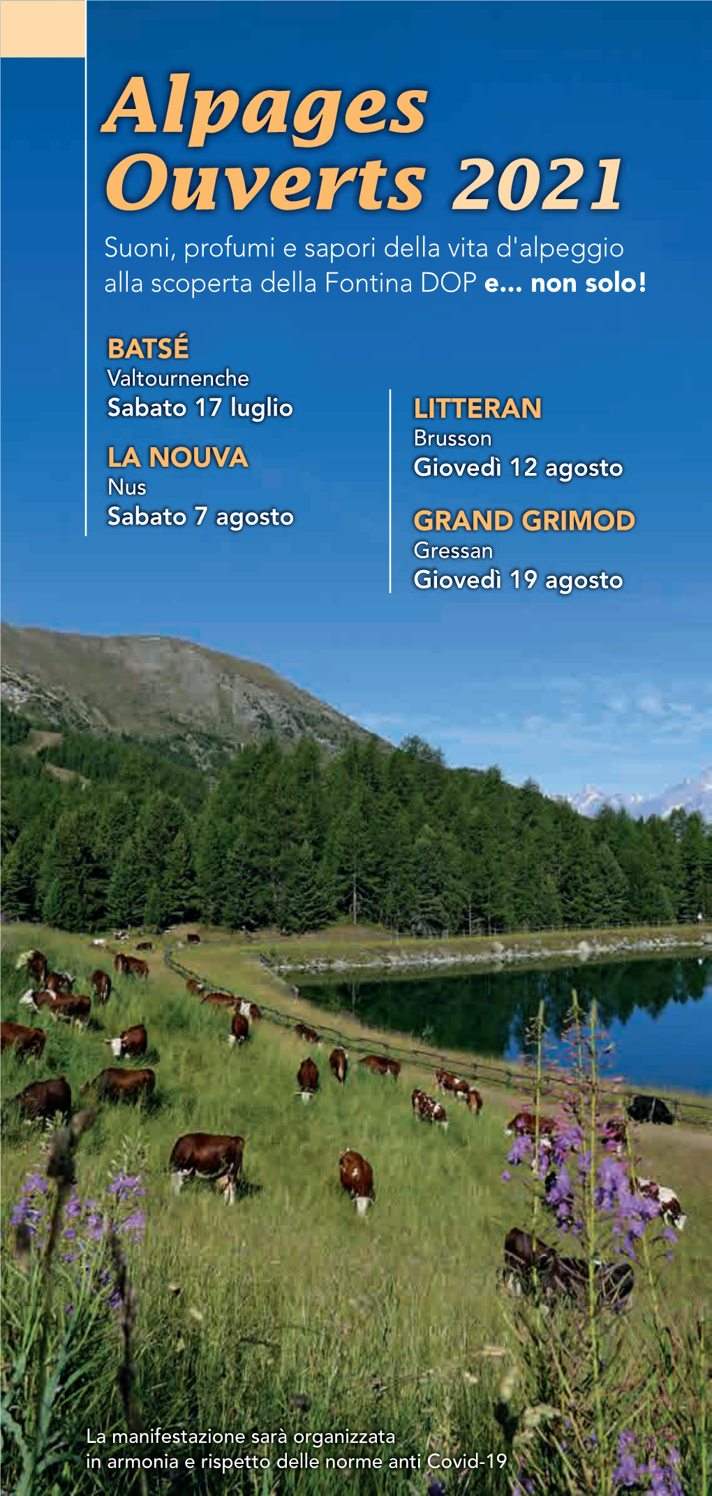 Alpages Ouverts 2021 Suoni, Profumi E Sapori Della Vita D'alpeggio Alla Scoperta Della Fontina DOP E