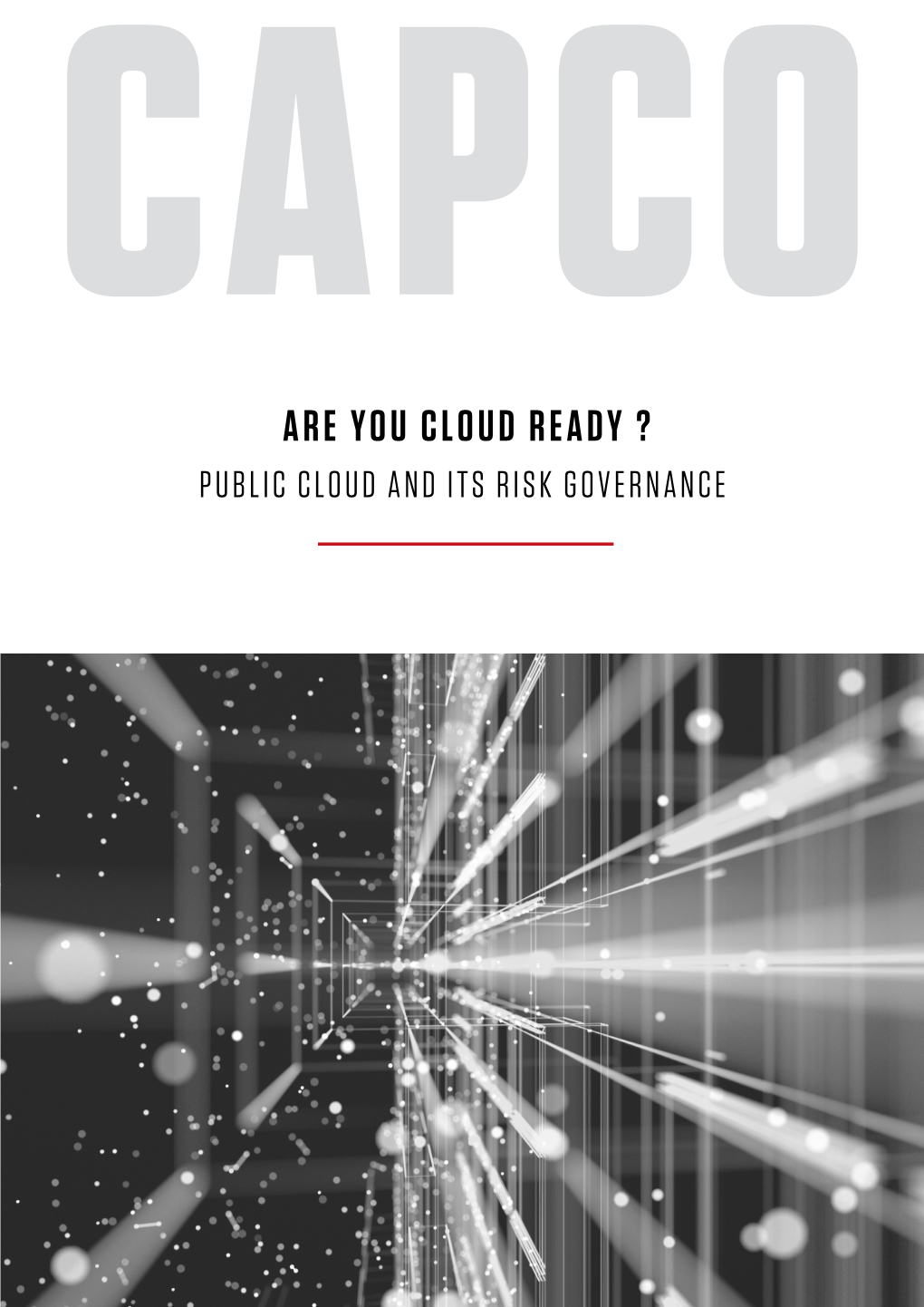 Are You Cloud Ready ? Public Cloud and Its Risk Governance Table of Contents