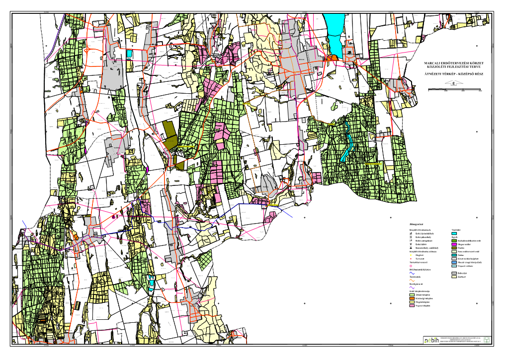 Marcali Erdőtervezési Körzet Közjóléti Fejlesztési Terve Átnézeti Térkép