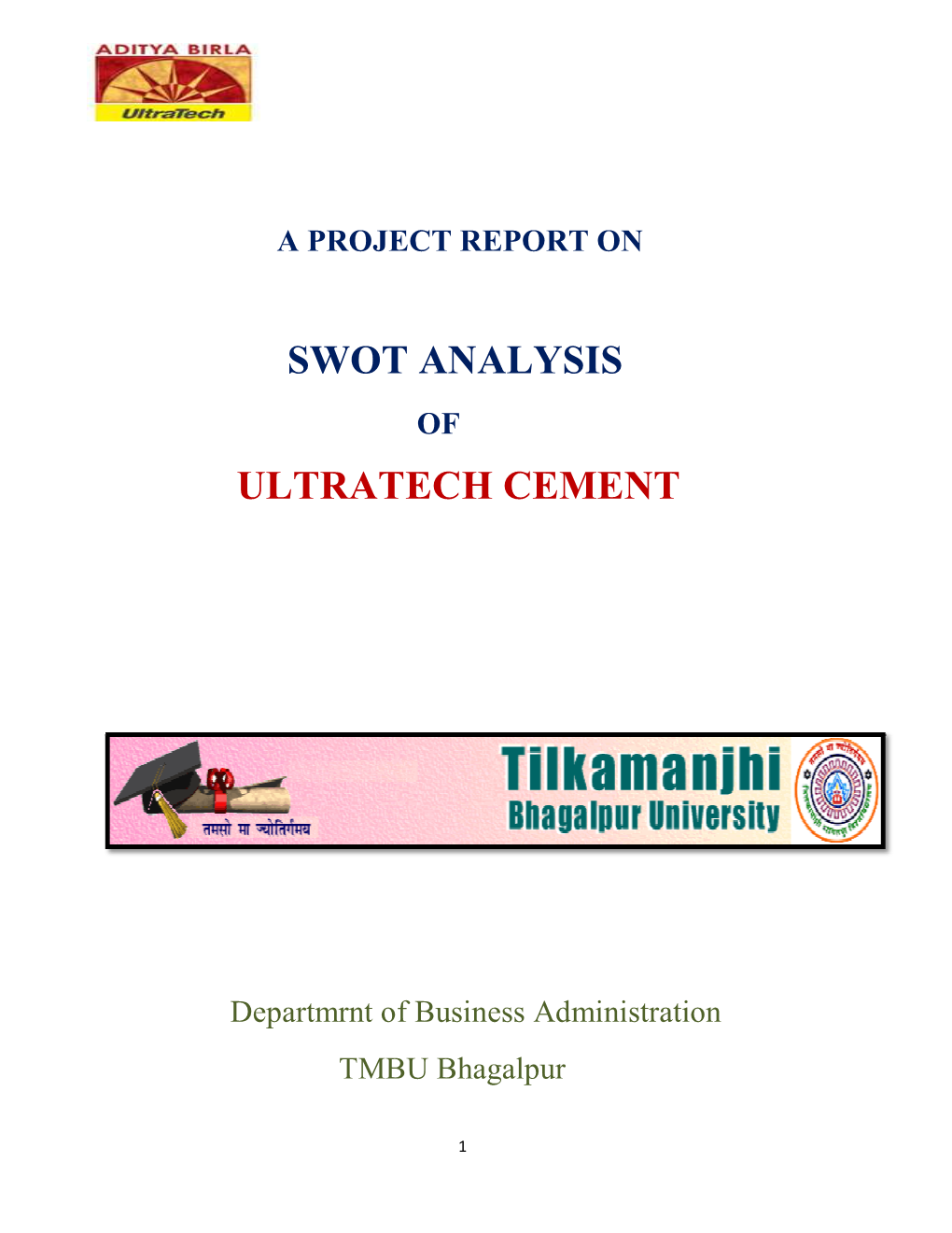 Swot Analysis Ultratech Cement