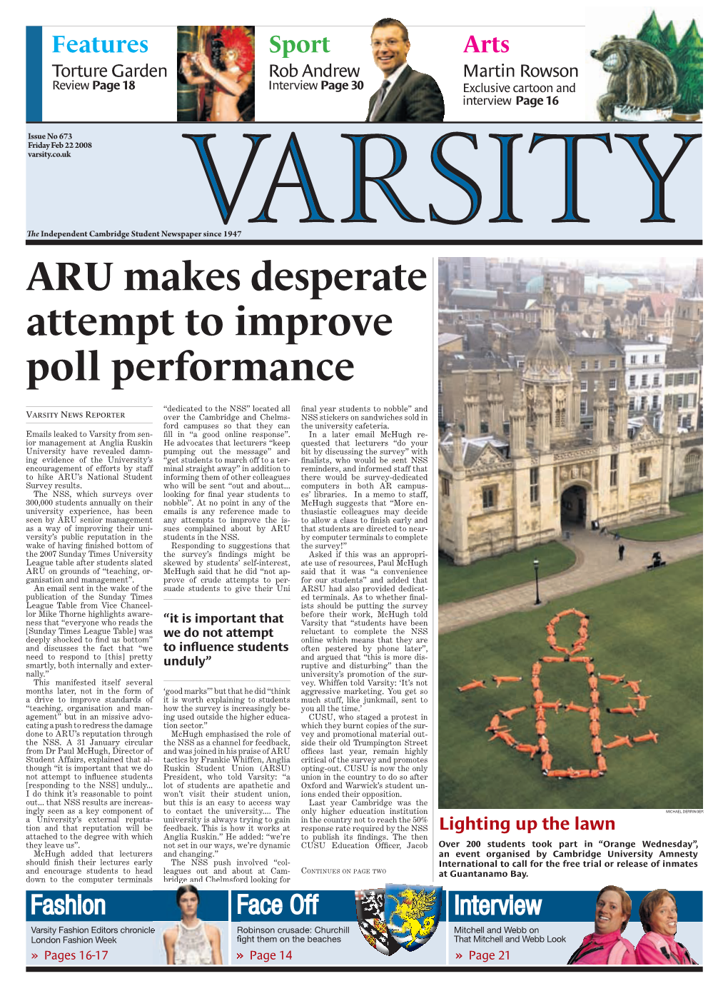 ARU Makes Desperate Attempt to Improve Poll Performance