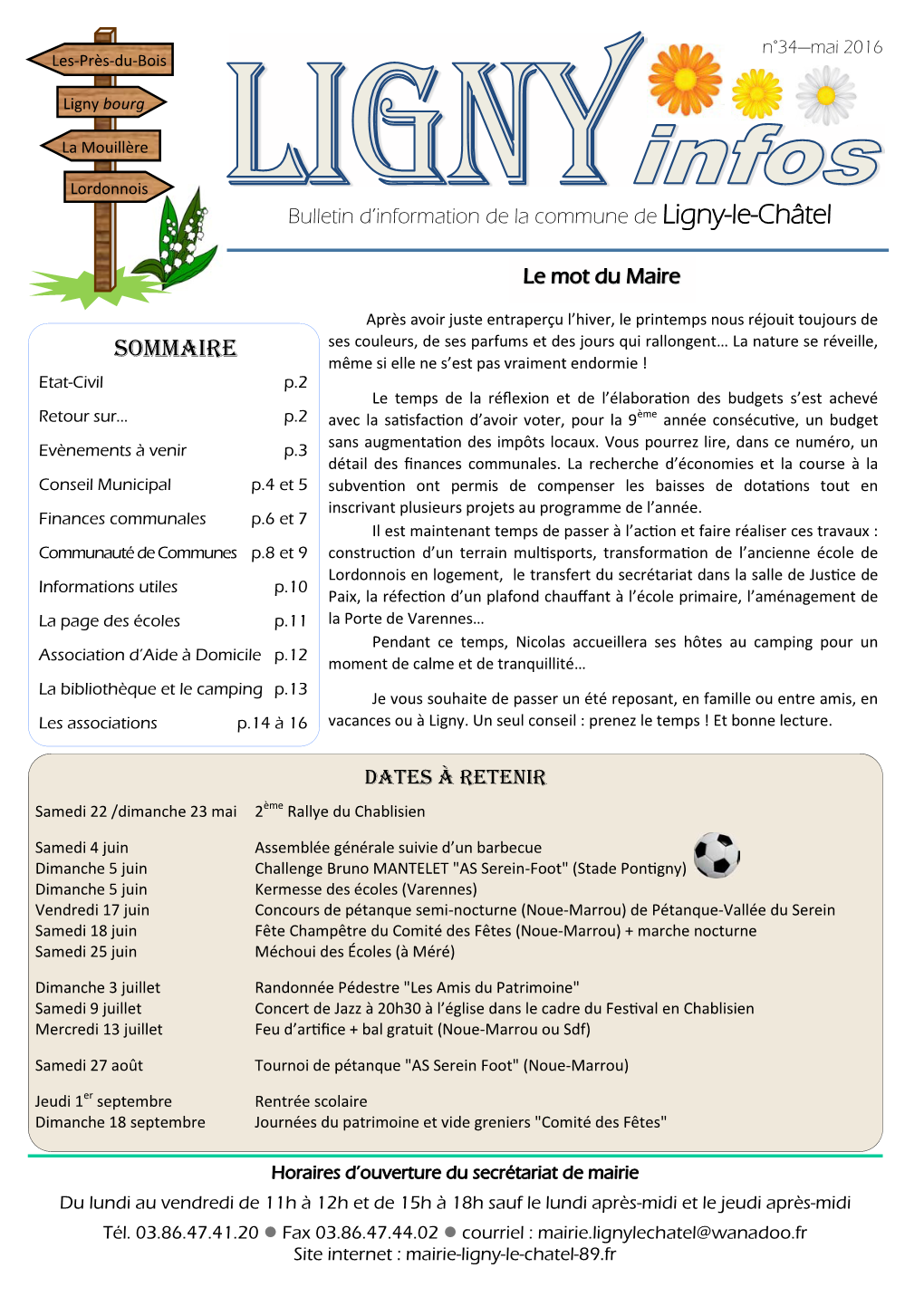 Bulletin Municipal De Mai 2016