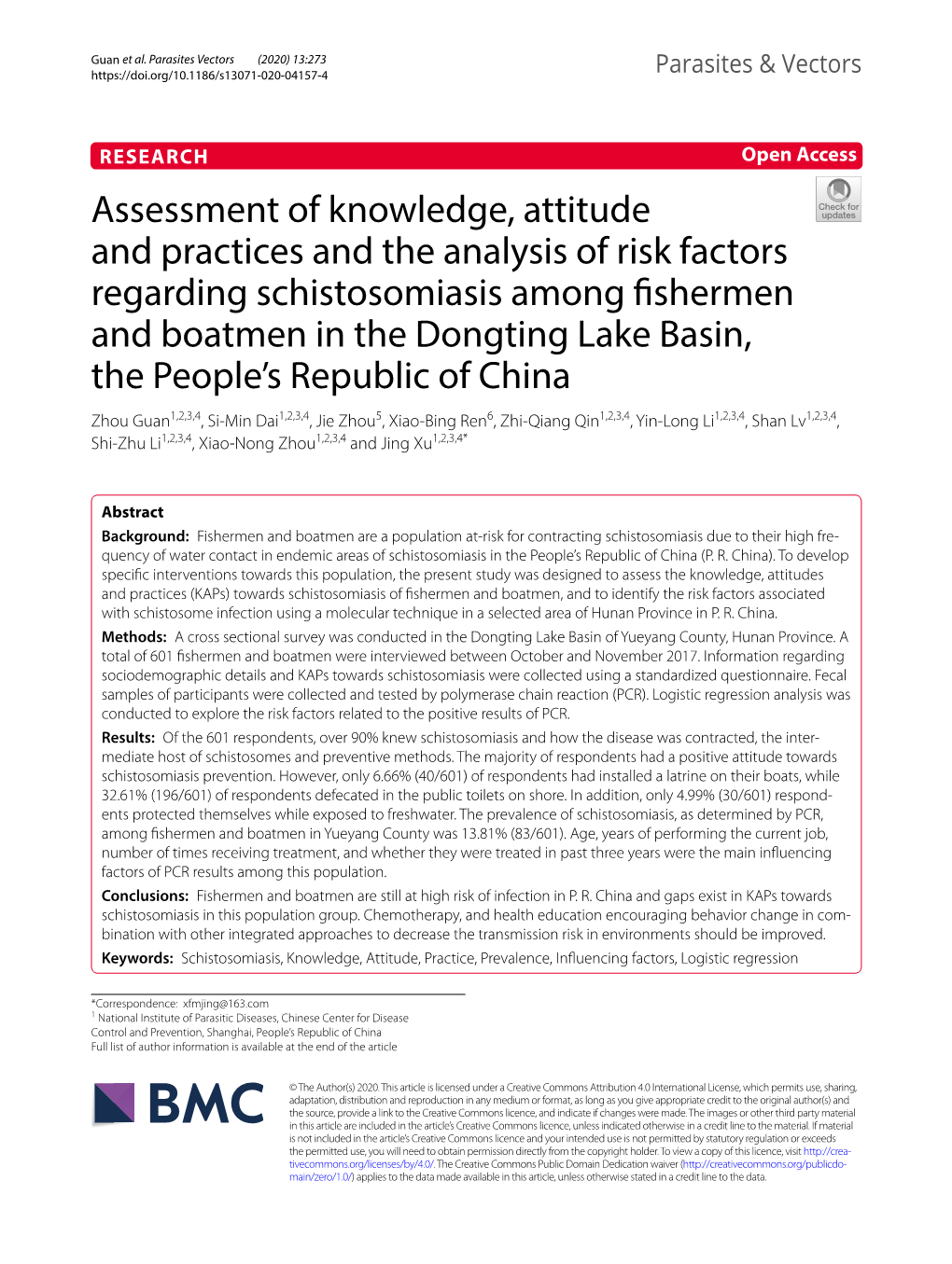 Assessment of Knowledge, Attitude and Practices and the Analysis Of