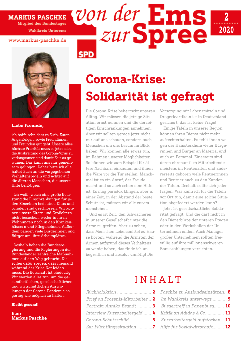 Solidarität Ist Gefragt