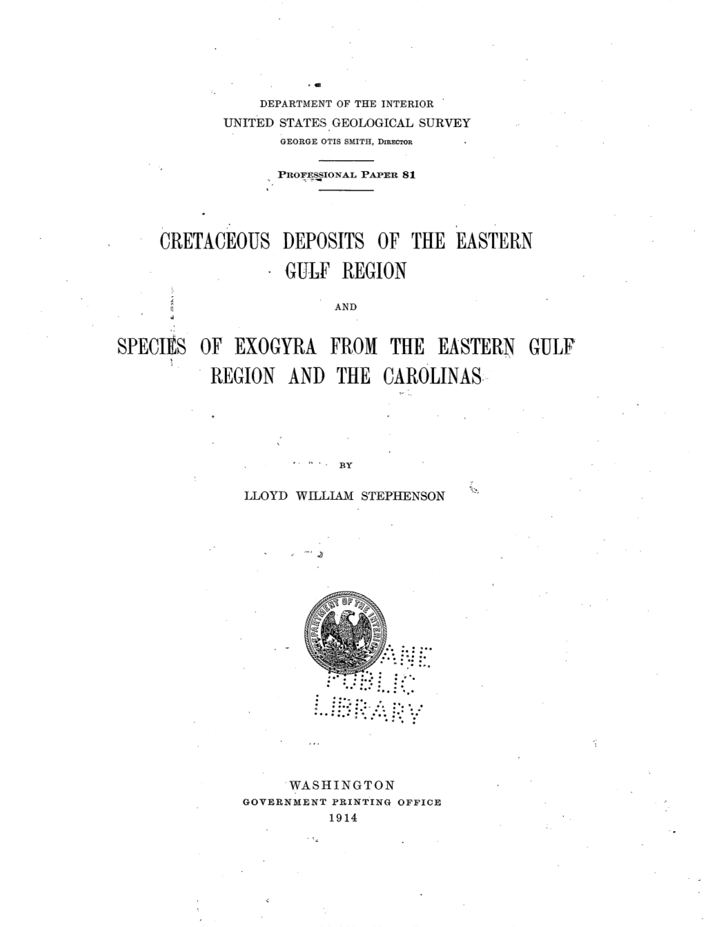 Cretaceous Deposits of the Eastern · ·Gu-1F Region