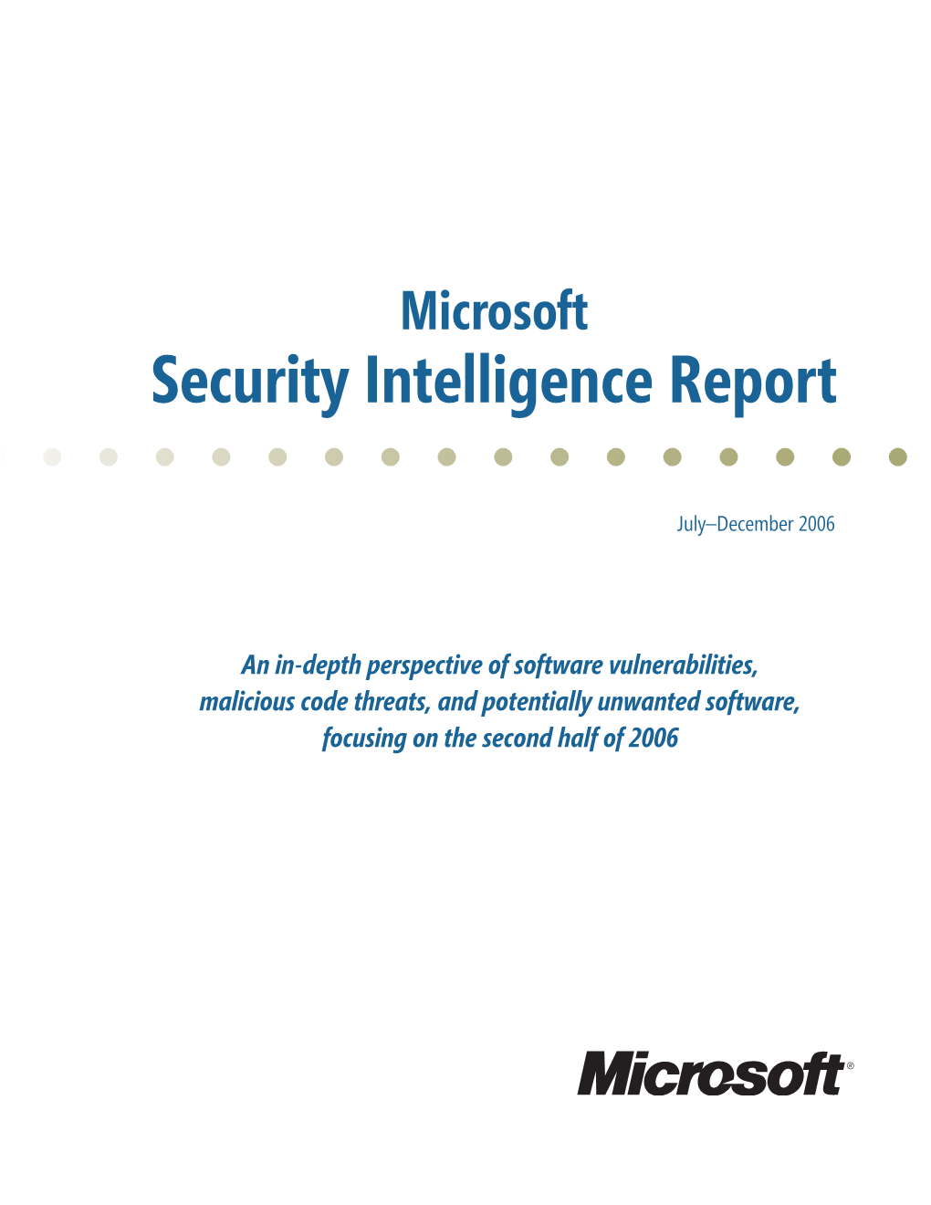 Security Intelligence Report