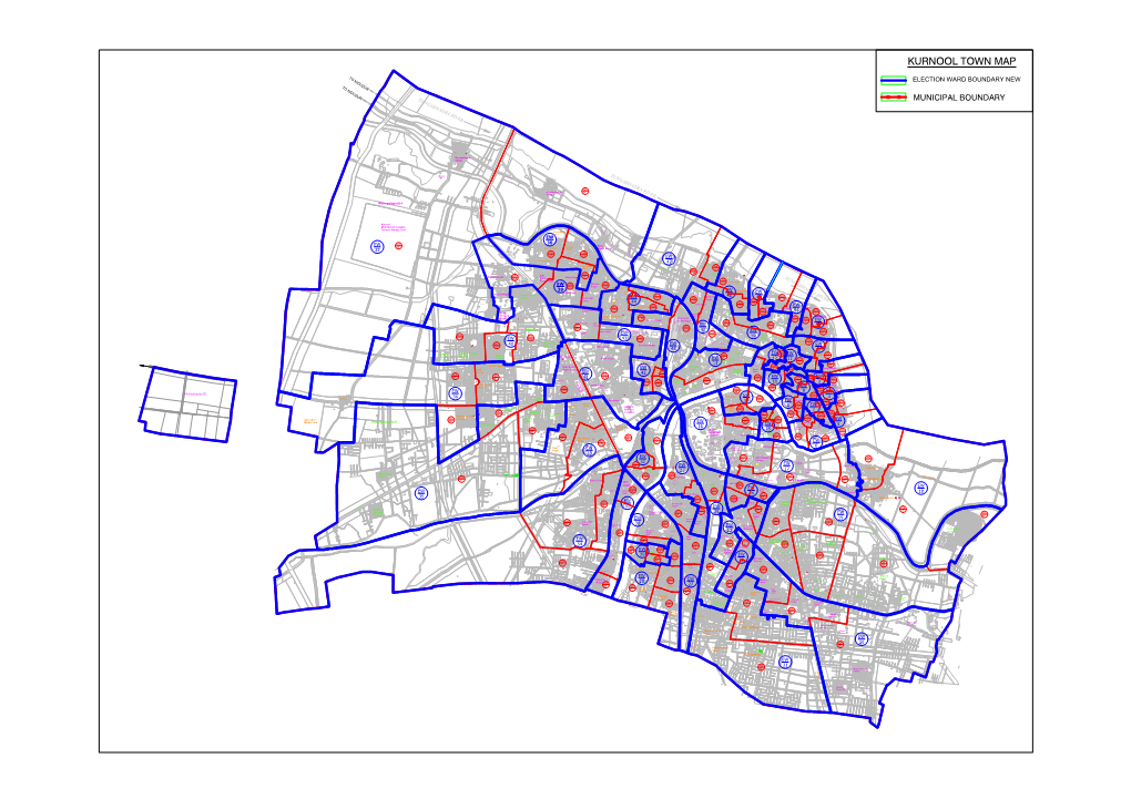 Kurnool Town Map