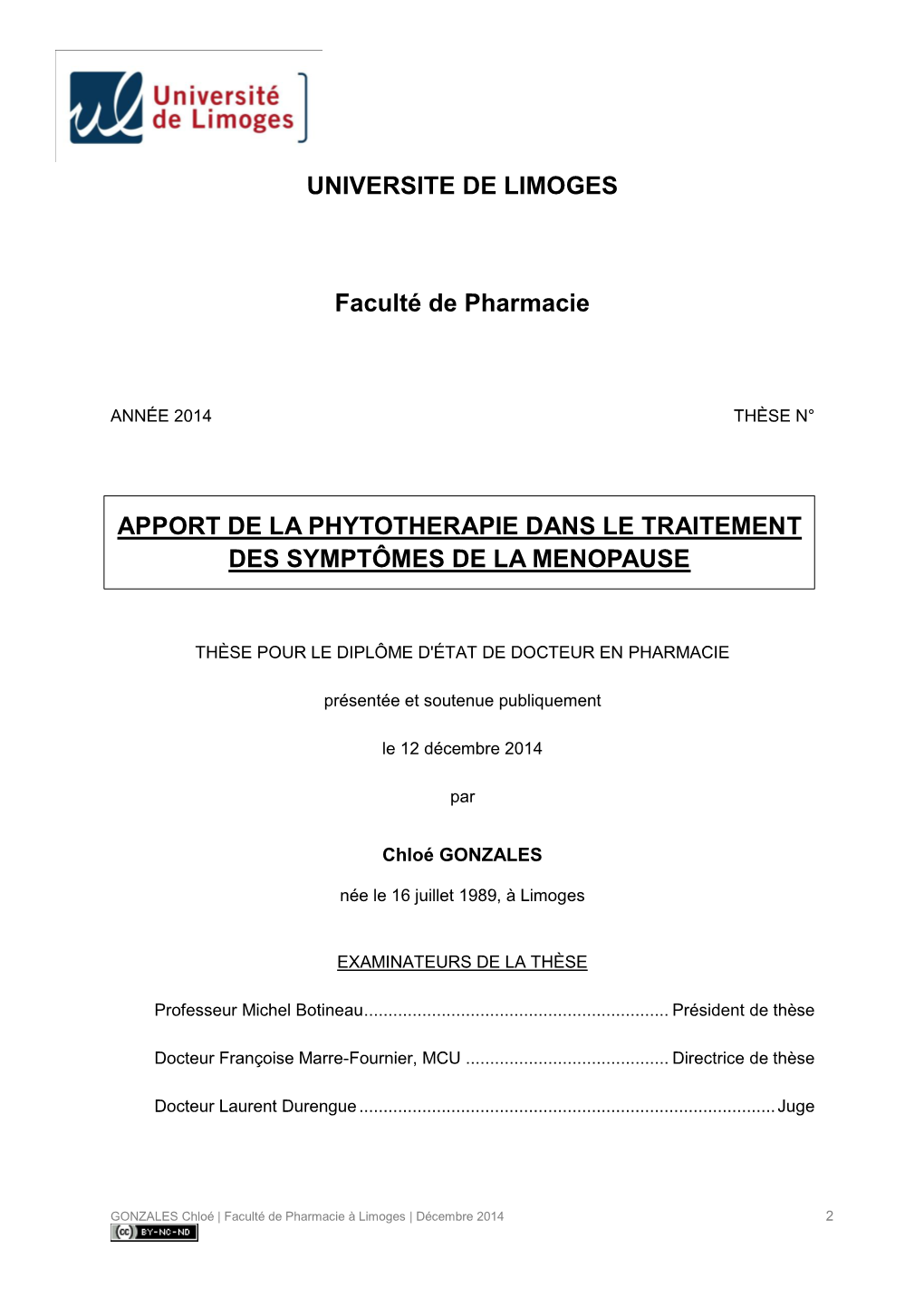 Apport De La Phytothérapie Dans Le Traitement Des Symptômes De La Ménopause