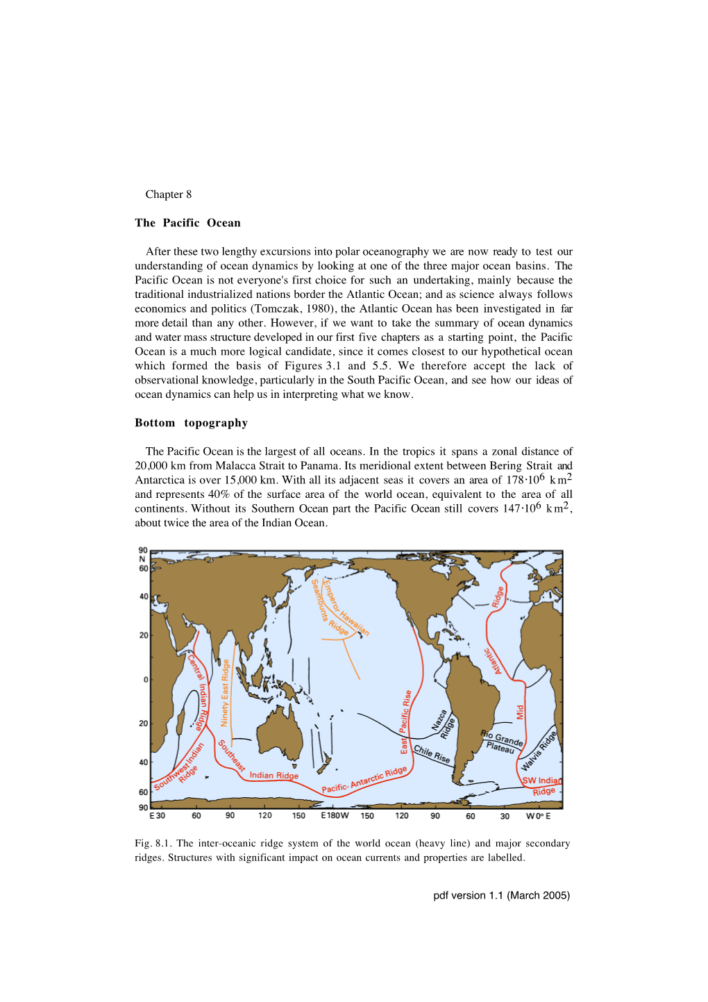 Chapter 8 the Pacific Ocean After These Two Lengthy Excursions Into