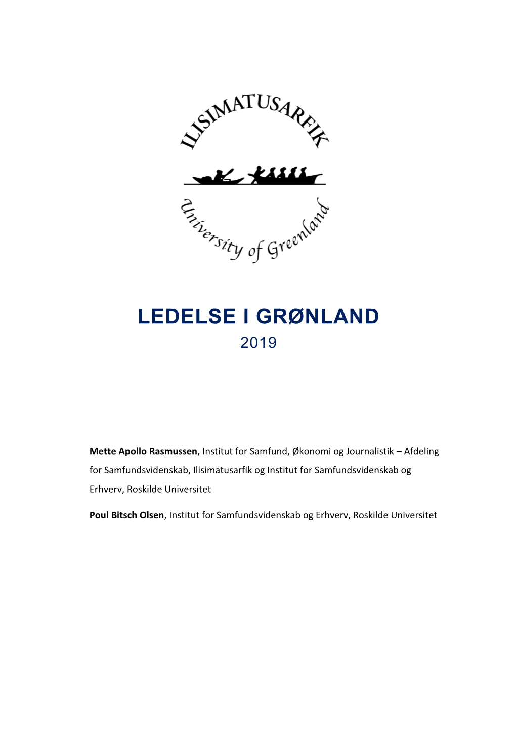 Ledelse I Grønland 2019