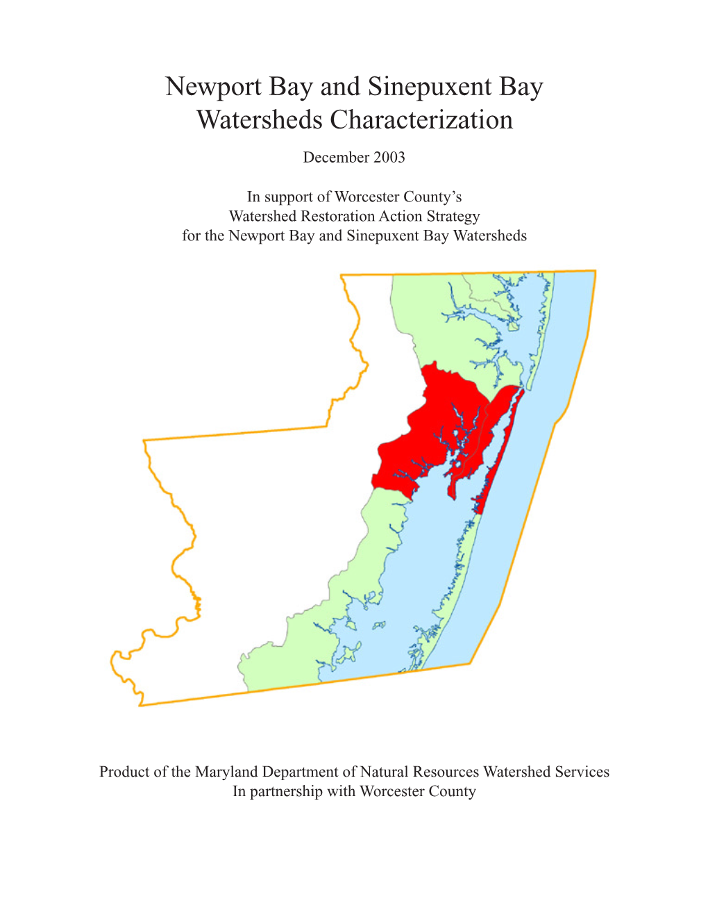 Newport Bay and Sinepuxent Bay Watersheds Characterization