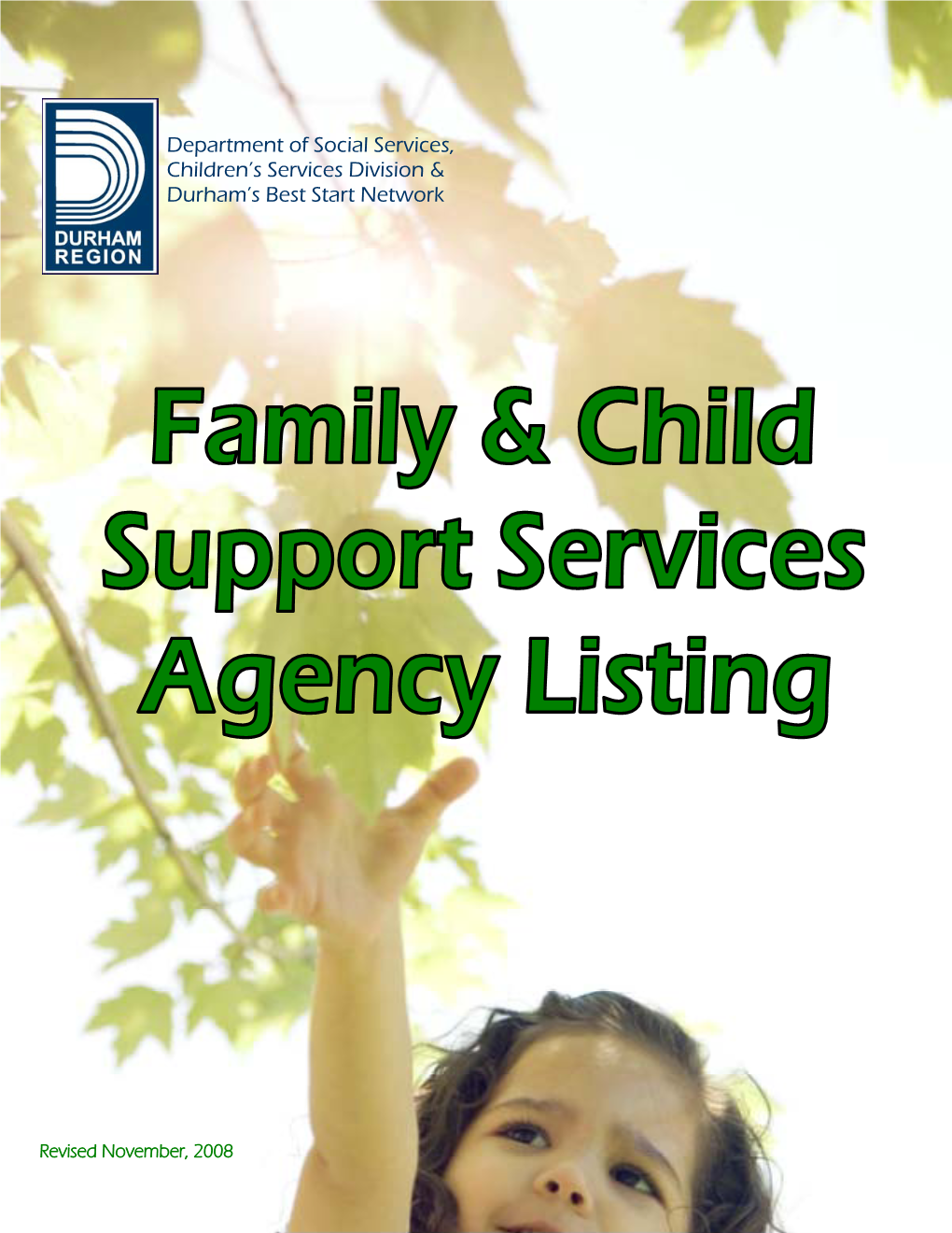 Family & Child Support Services Agency Listing