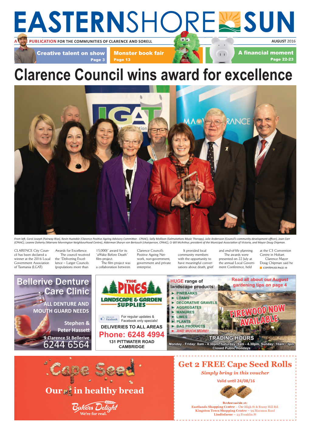 Clarence Council Wins Award for Excellence