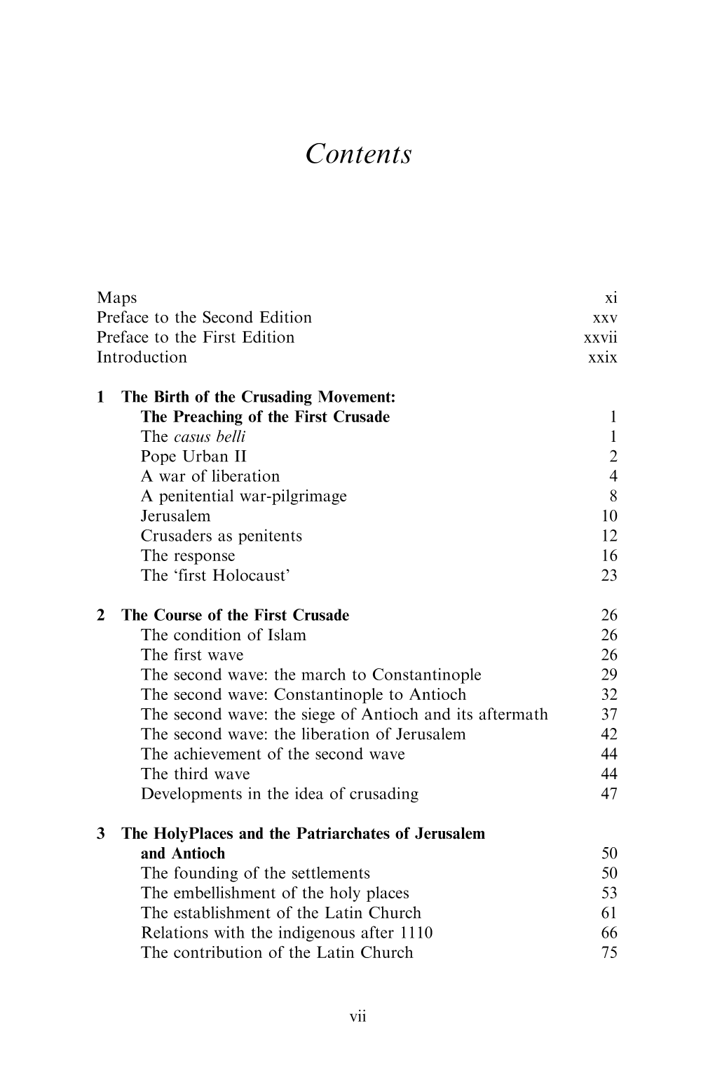 Table of Contents