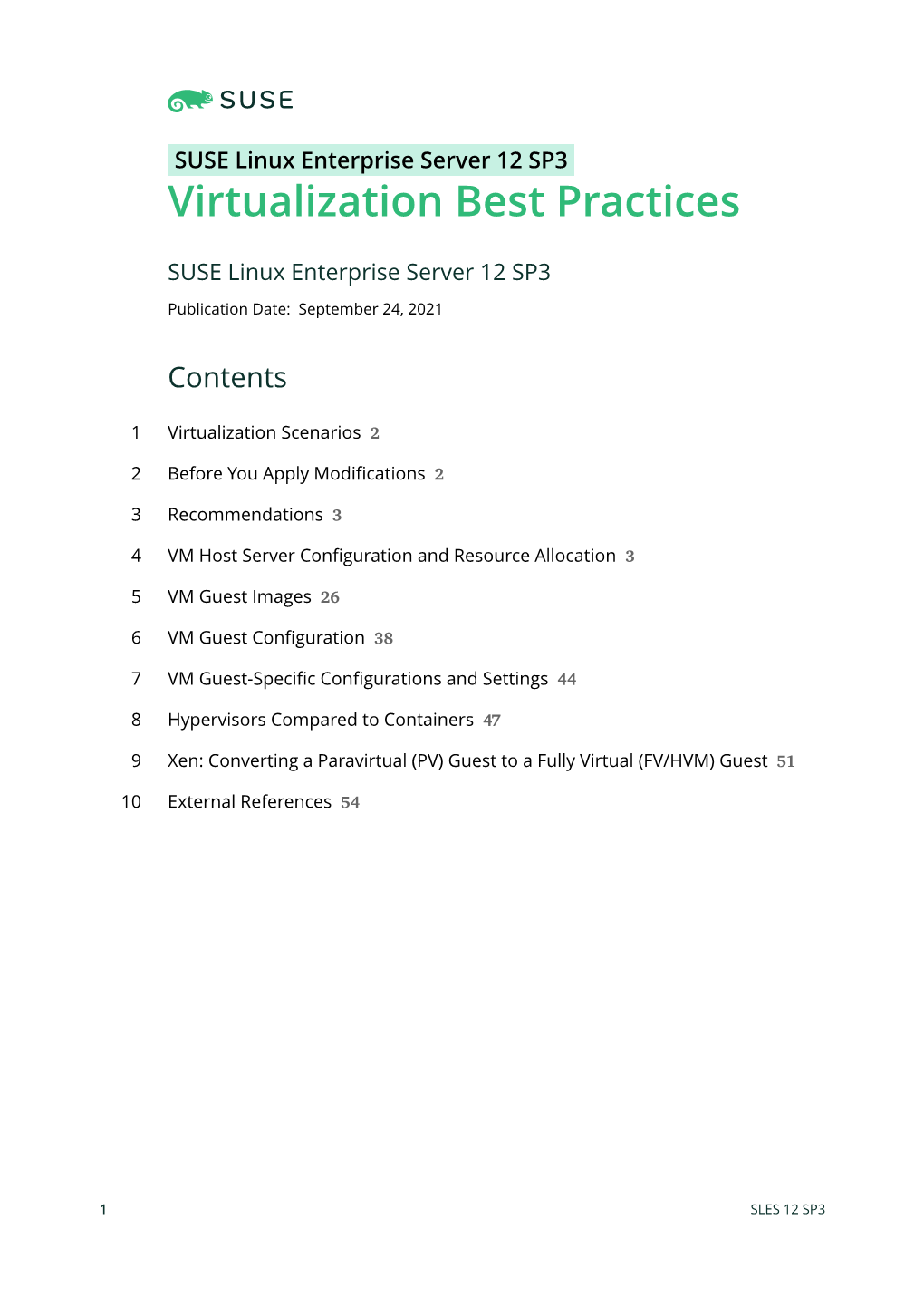 Virtualization Best Practices