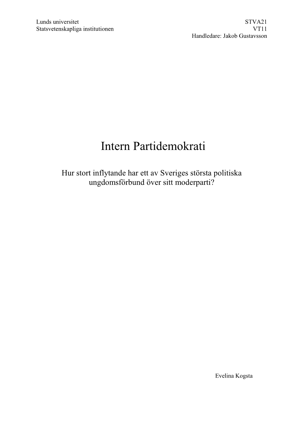 Intern Partidemokrati