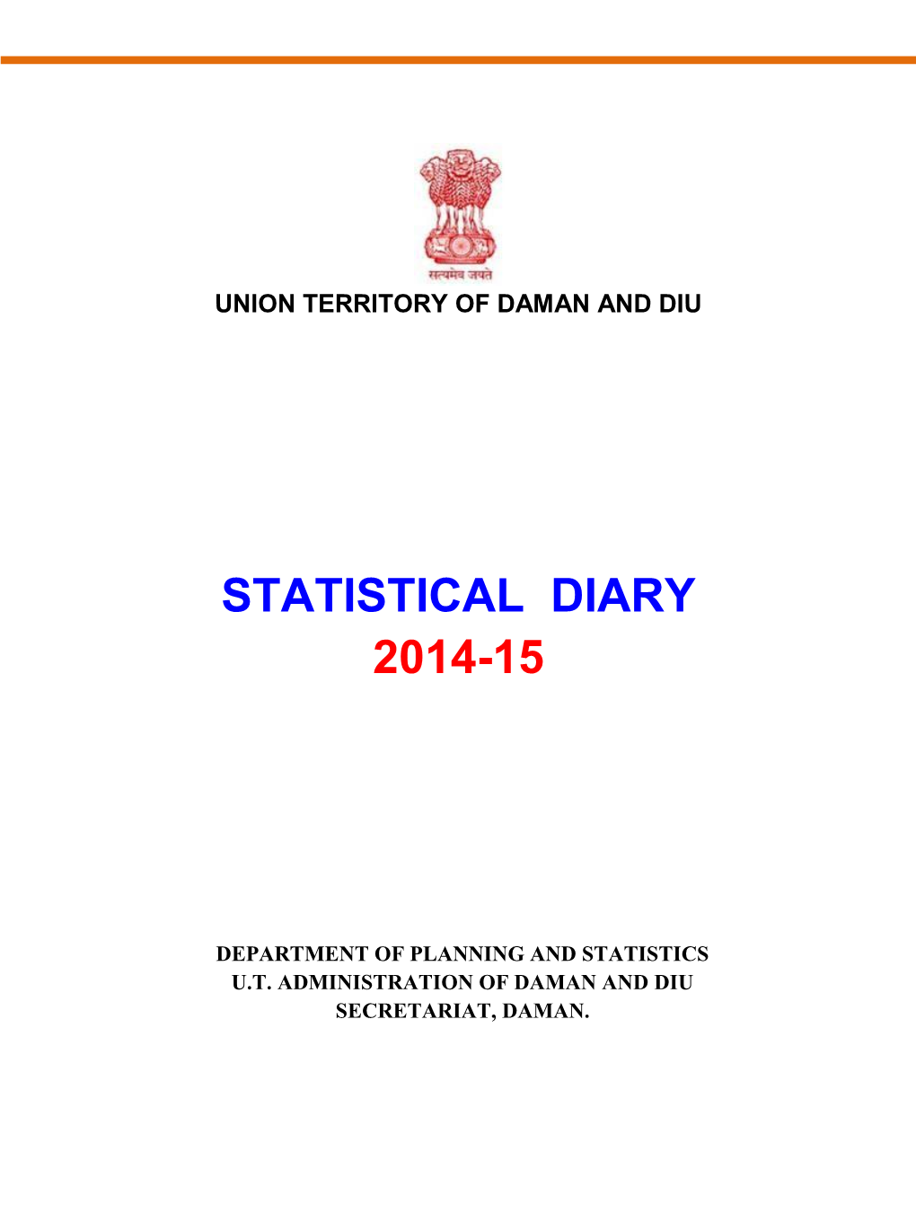 Statistical Diary 2014-15