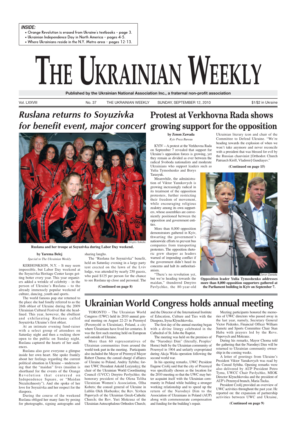 The Ukrainian Weekly 2010, No.37