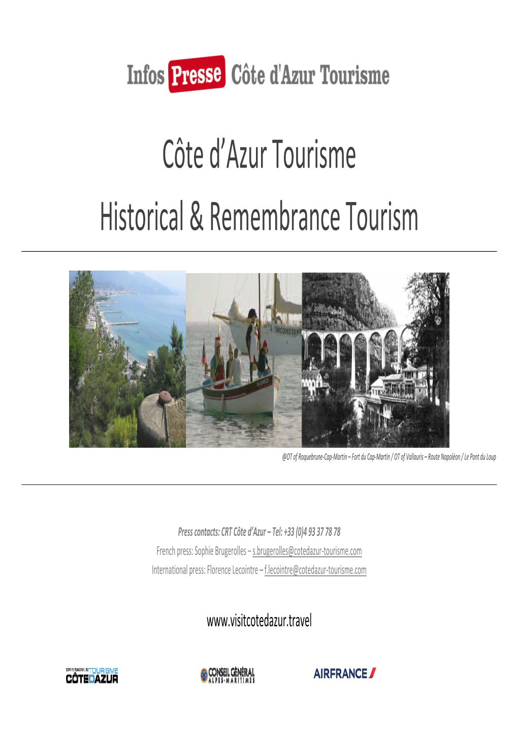 Côte D'azur Tourisme Historical & Remembrance Tourism