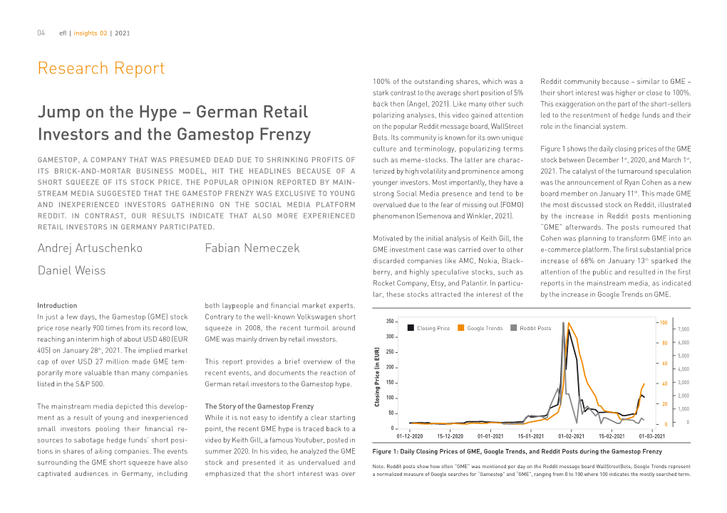 Research Report Jump on the Hype – German Retail Investors and The