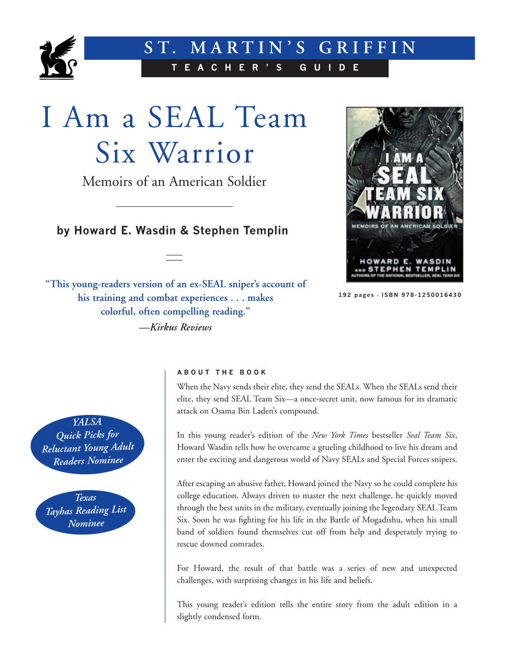 I Am a SEAL Team Six Warrior Memoirs of an American Soldier