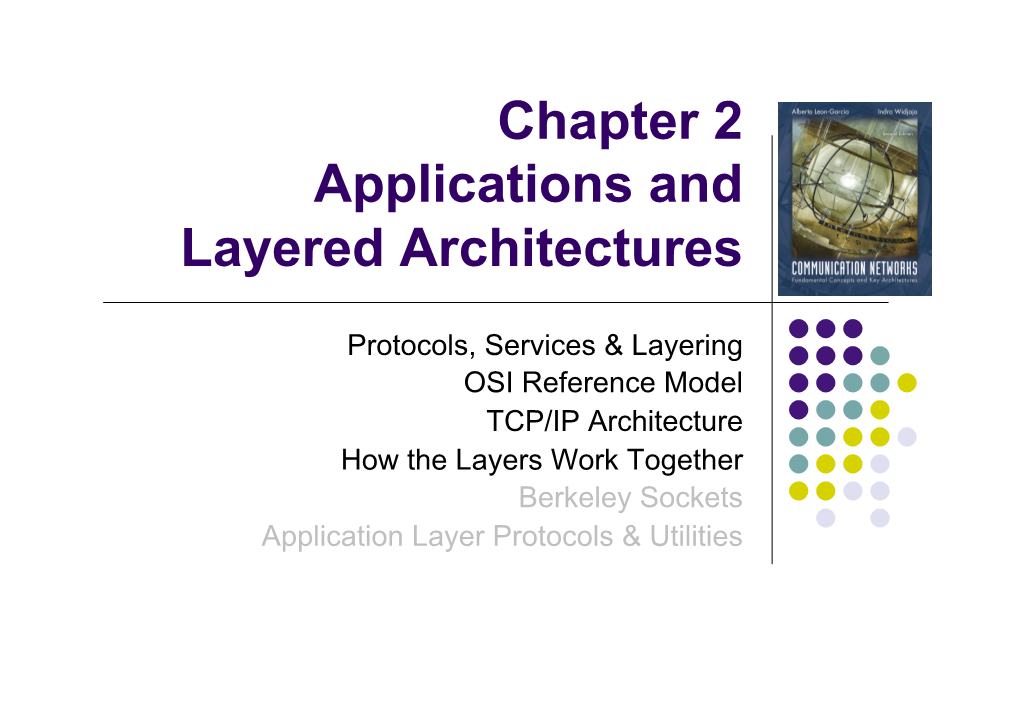 Chapter 2 Applications and Layered Architectures