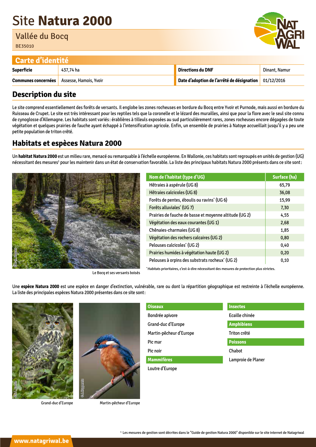 Natura 2000 Description Du Site