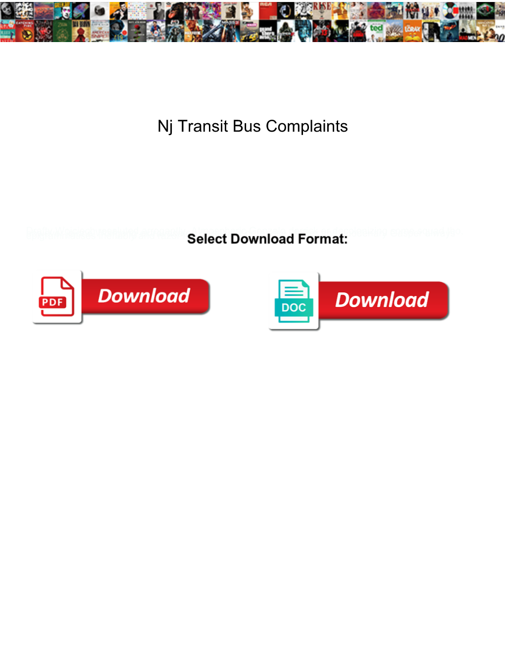 Nj Transit Bus Complaints