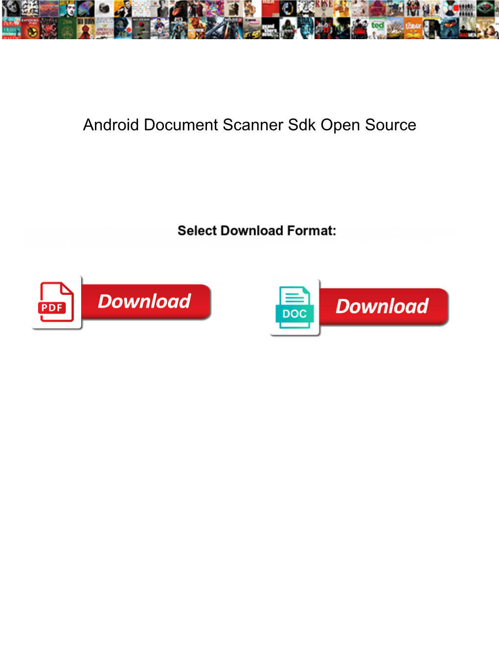 Android Document Scanner Sdk Open Source